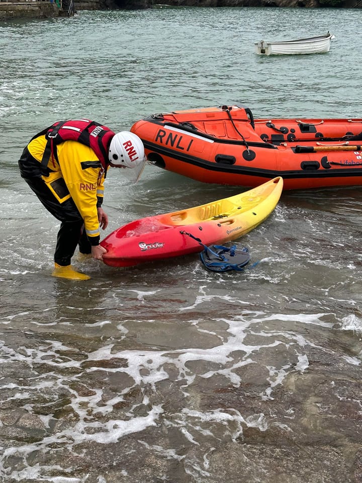 Newquay Crew with kayak
