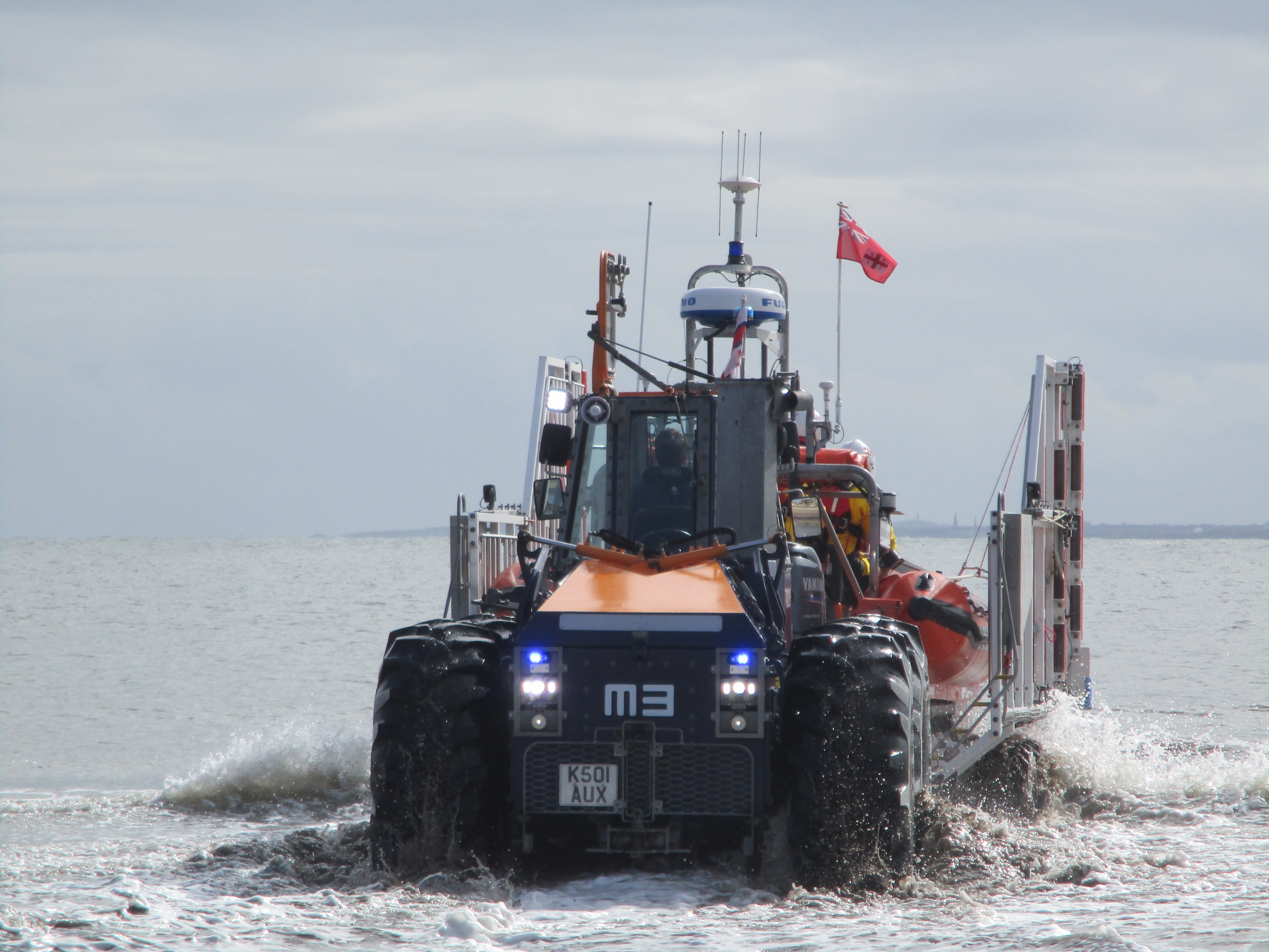 Lifeboat launching to the casualty 