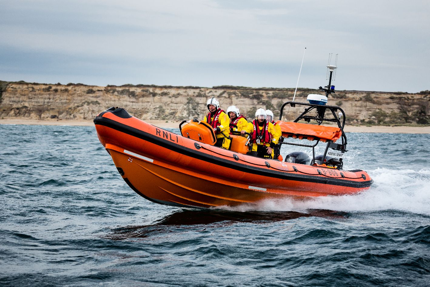 Stock photo of Mudeford Lifeboat 'Mudeford Servant'