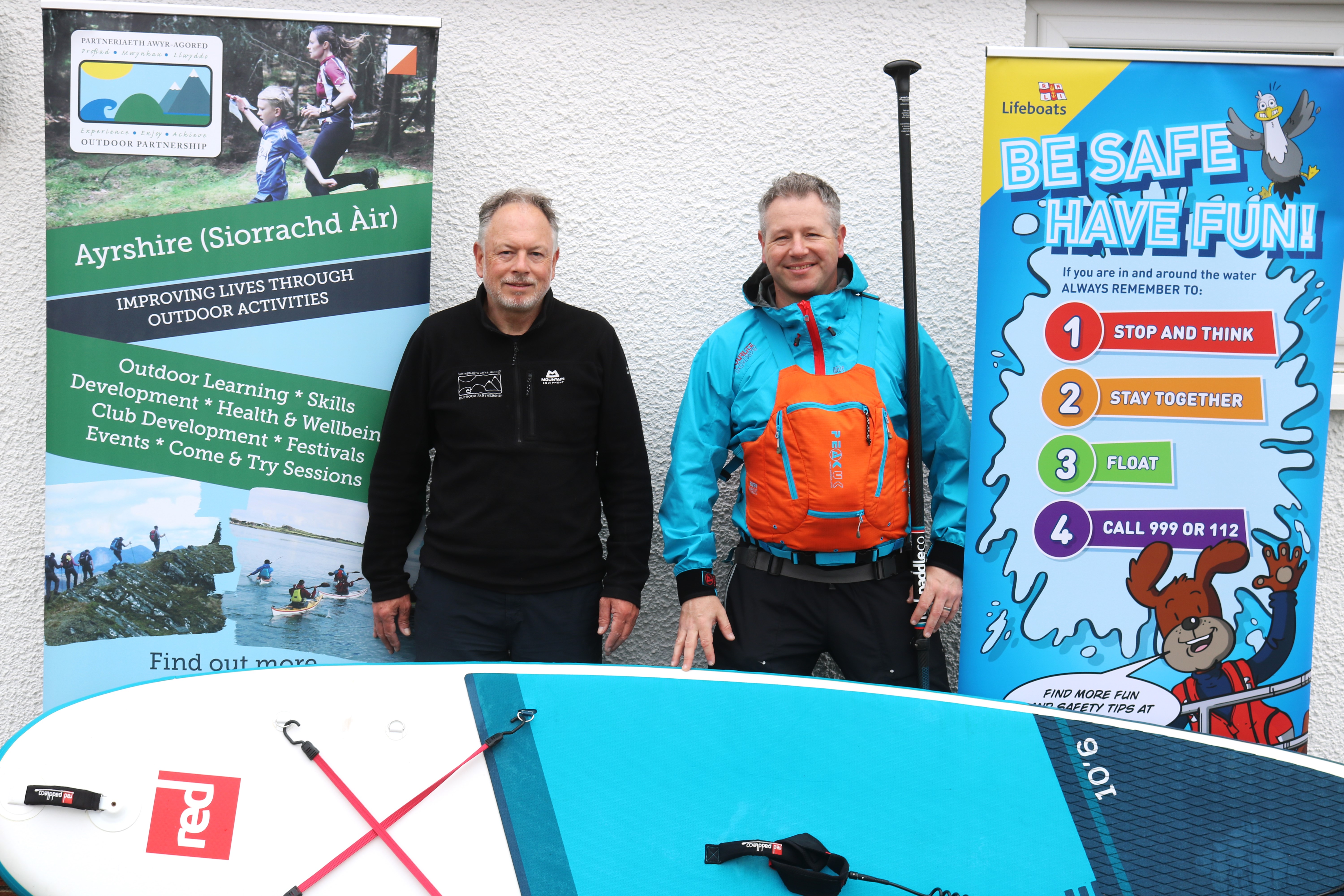 Vince McWhirter, the Outdoor Partnership and Craig Lawless, the Adventure Paddle Co