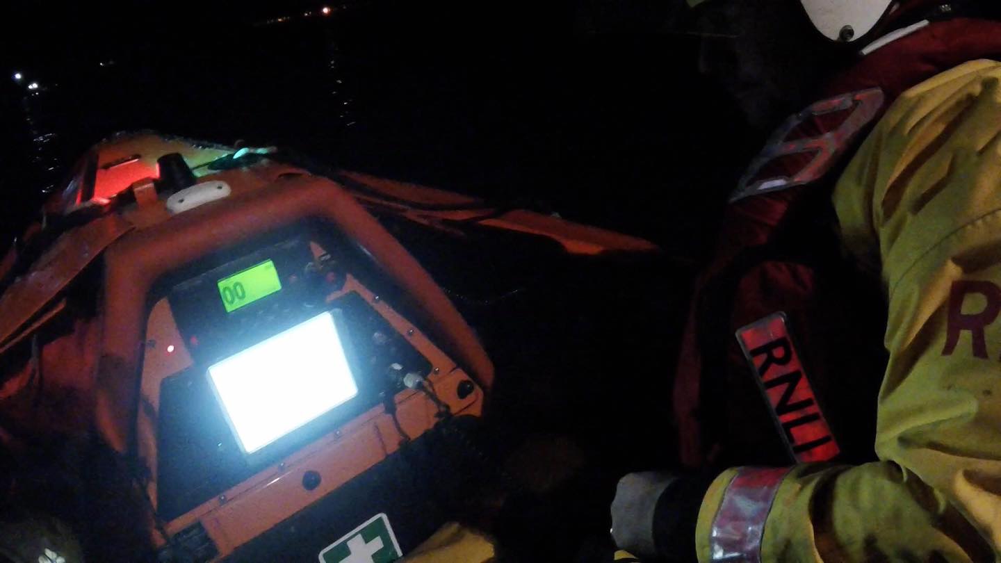 Troon RNLI D class inshore lifeboat Sheena