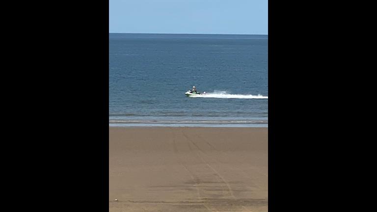 Lifeguards Carry Port Talbot RNLI and RNLI lifeguards carry out a joint exercise off ...