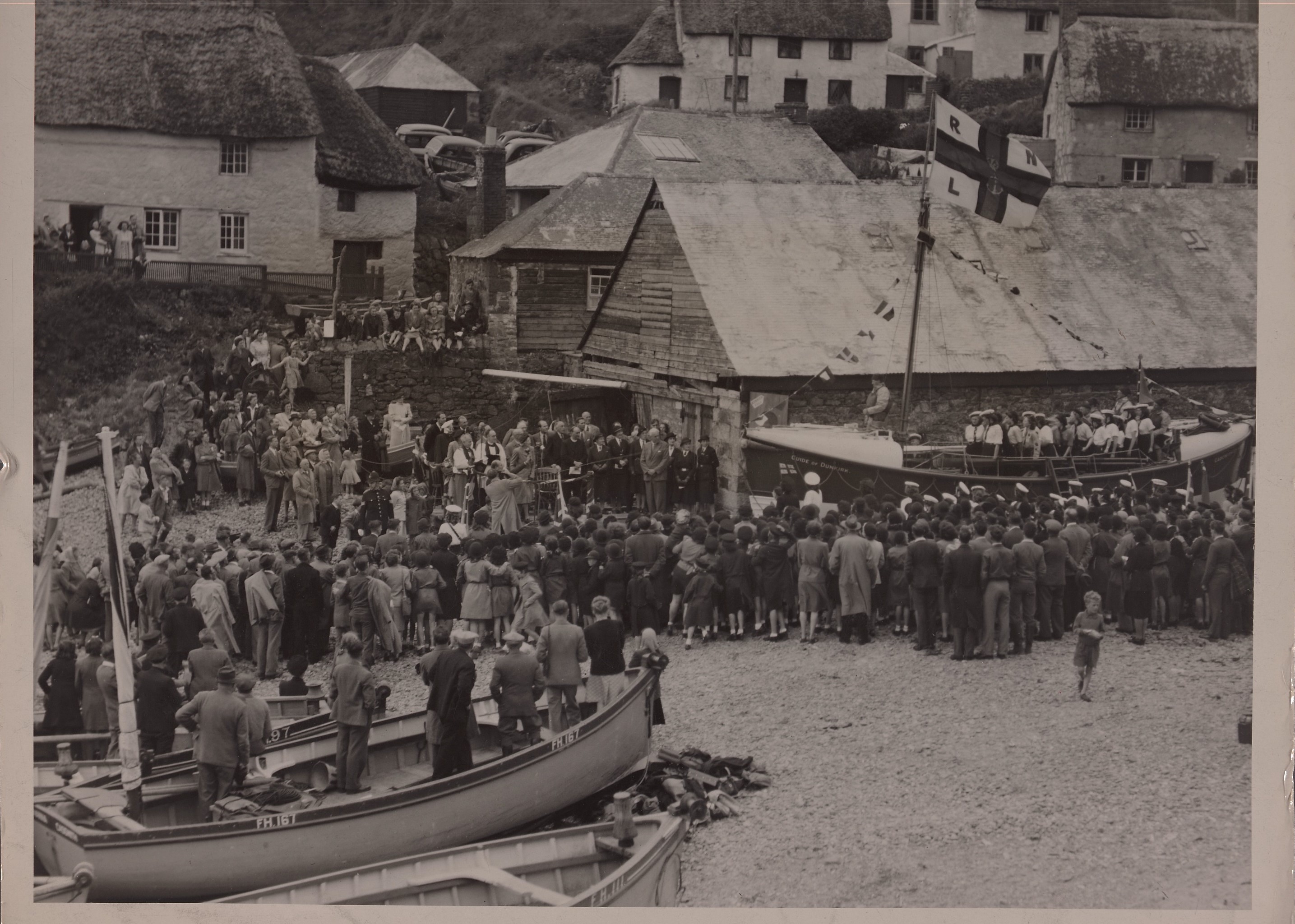 Naming ceremony of Cadgwith lifeboat Guide of Dunkirk