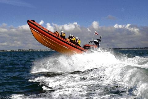 RNLI Clacton respond to reports of 3 people in the water.
