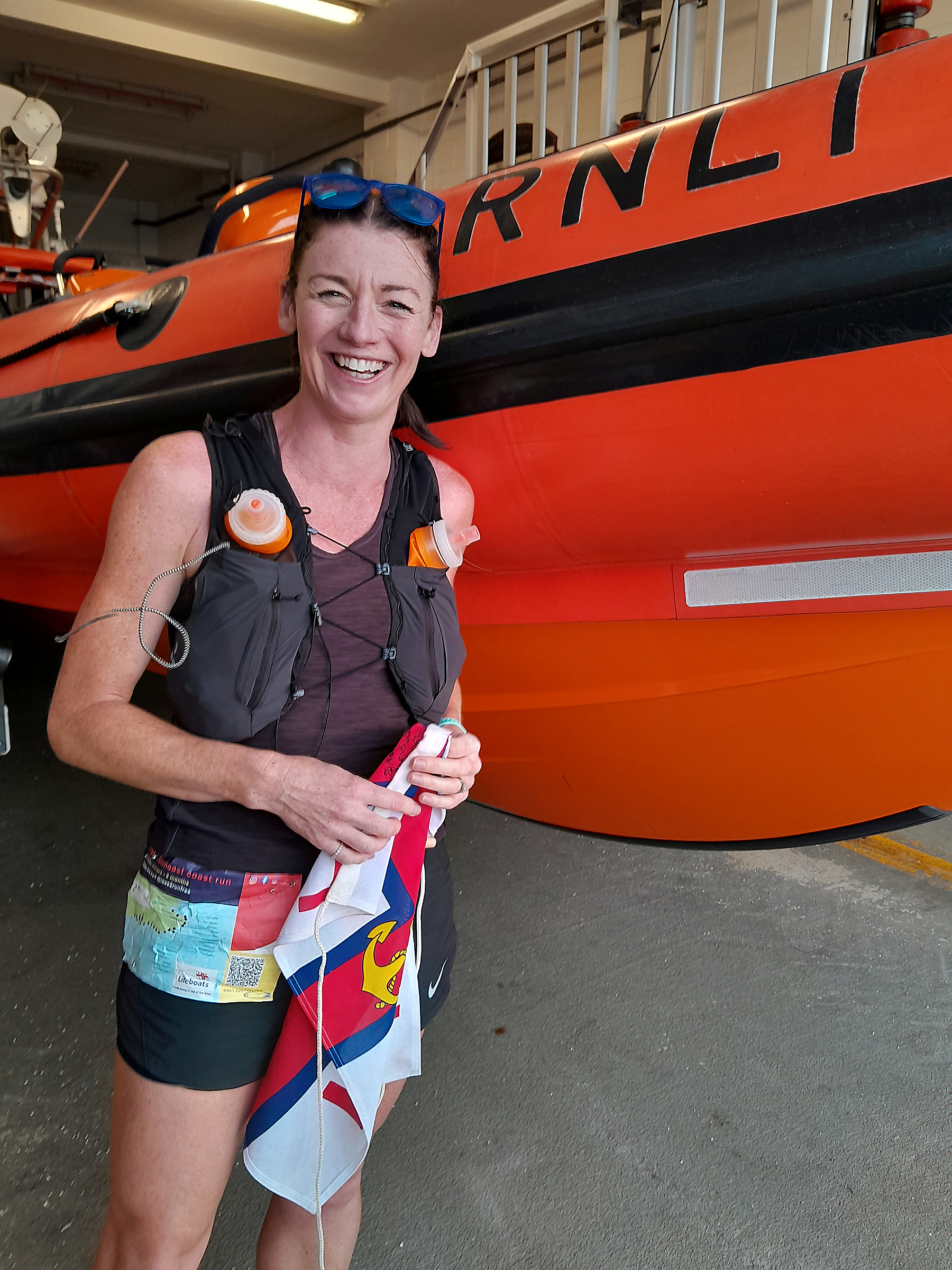 Emma Kirwin at Whitstable RNLI on Tuesday evening. 