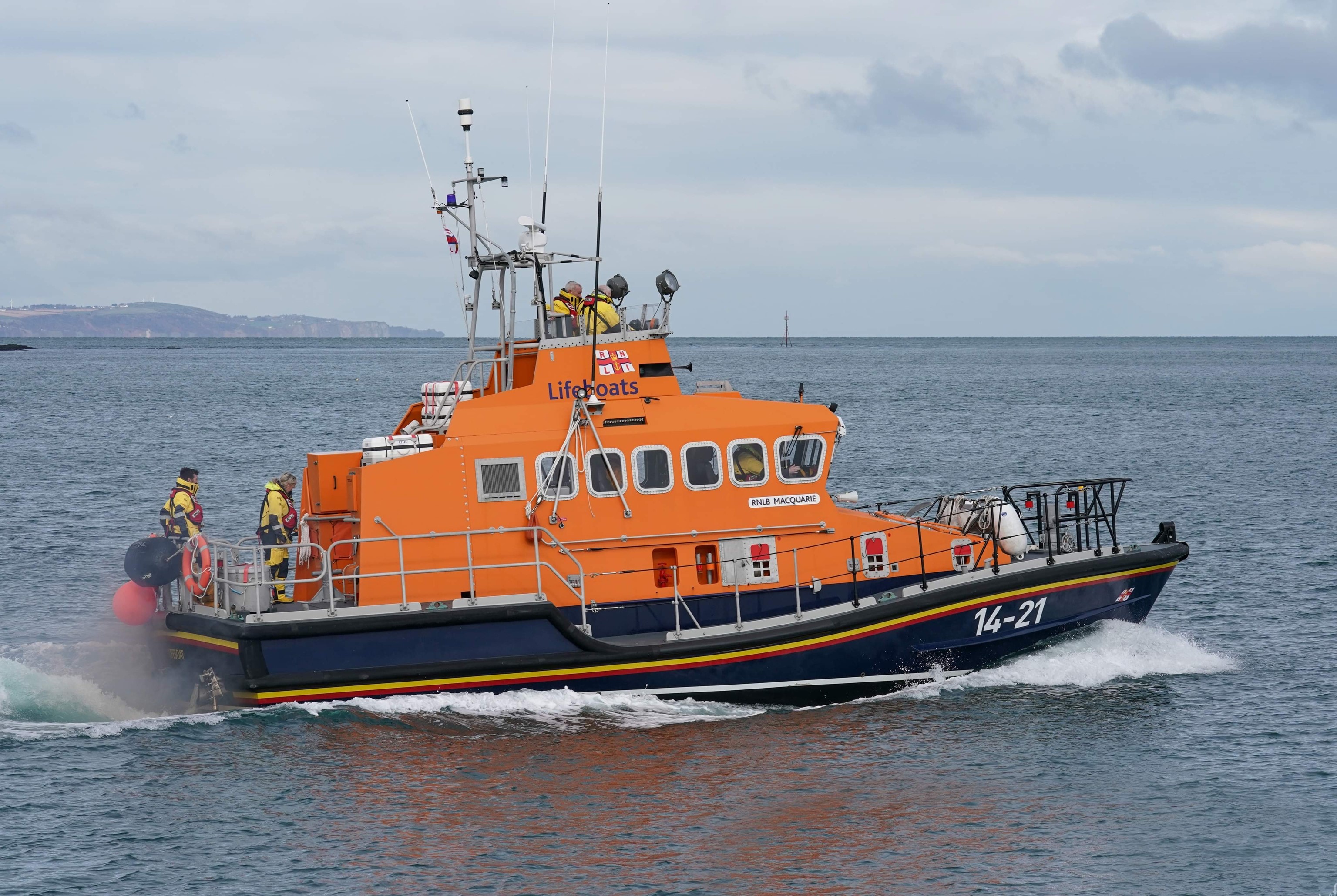 RNLB Macquarie at sea