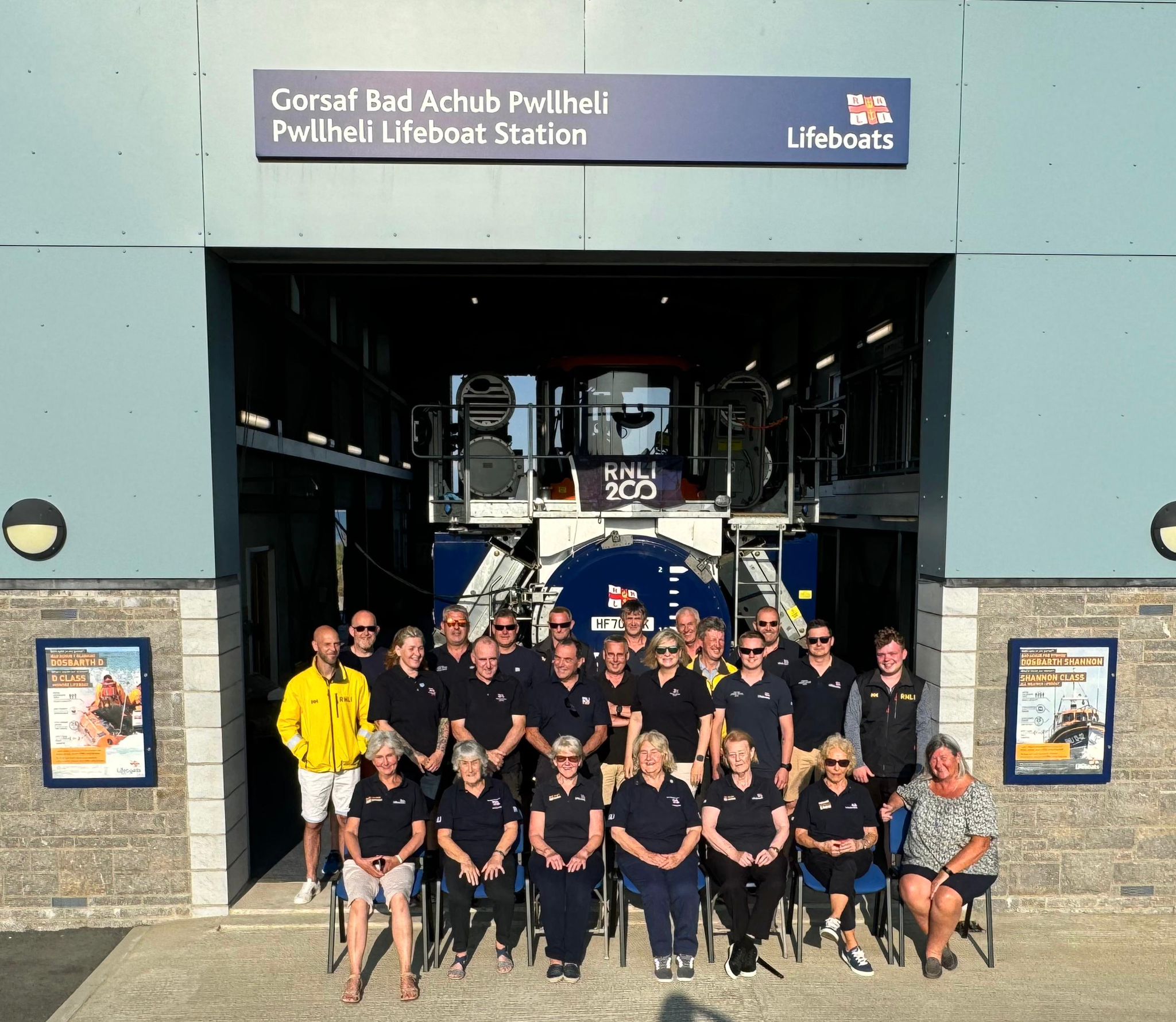 Pwllheli RNLI volunteers