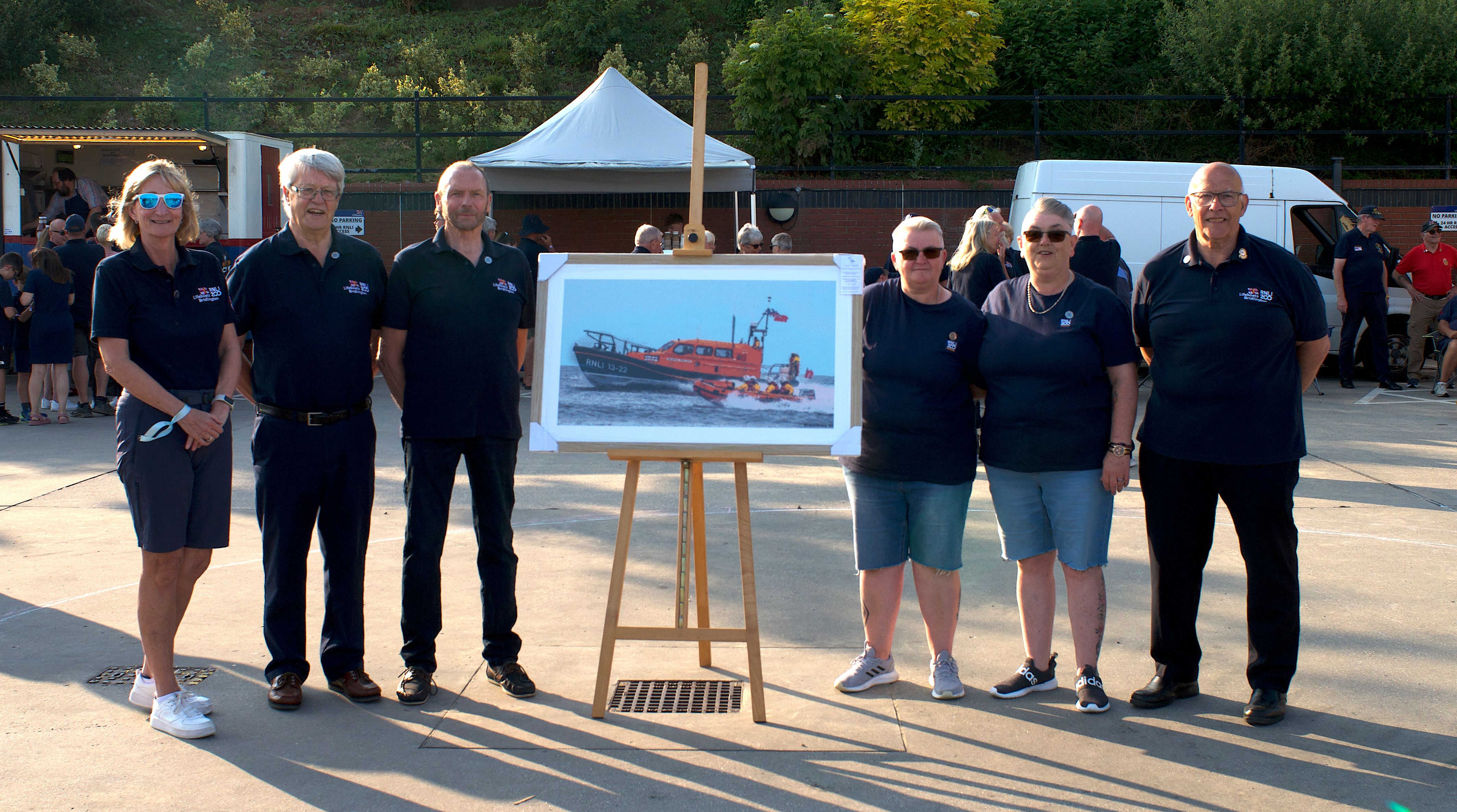 Bridlington RNLI volunteers at the One Crew One Moment event