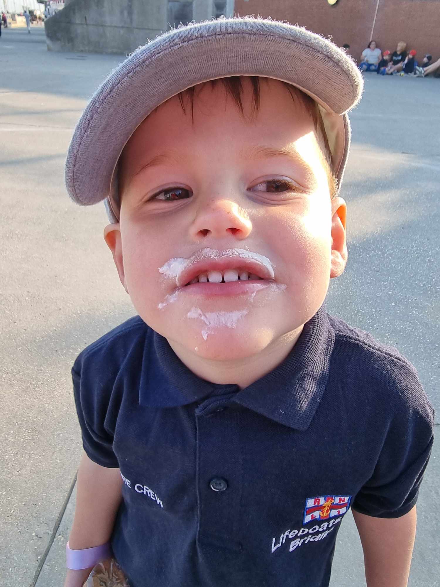 Future Crew member enjoying the celebrations. 