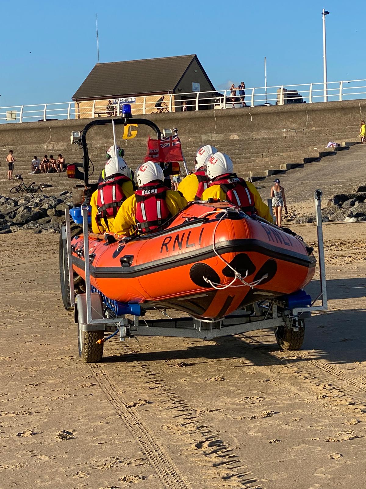 Port Talbot RNLI recovery 110824