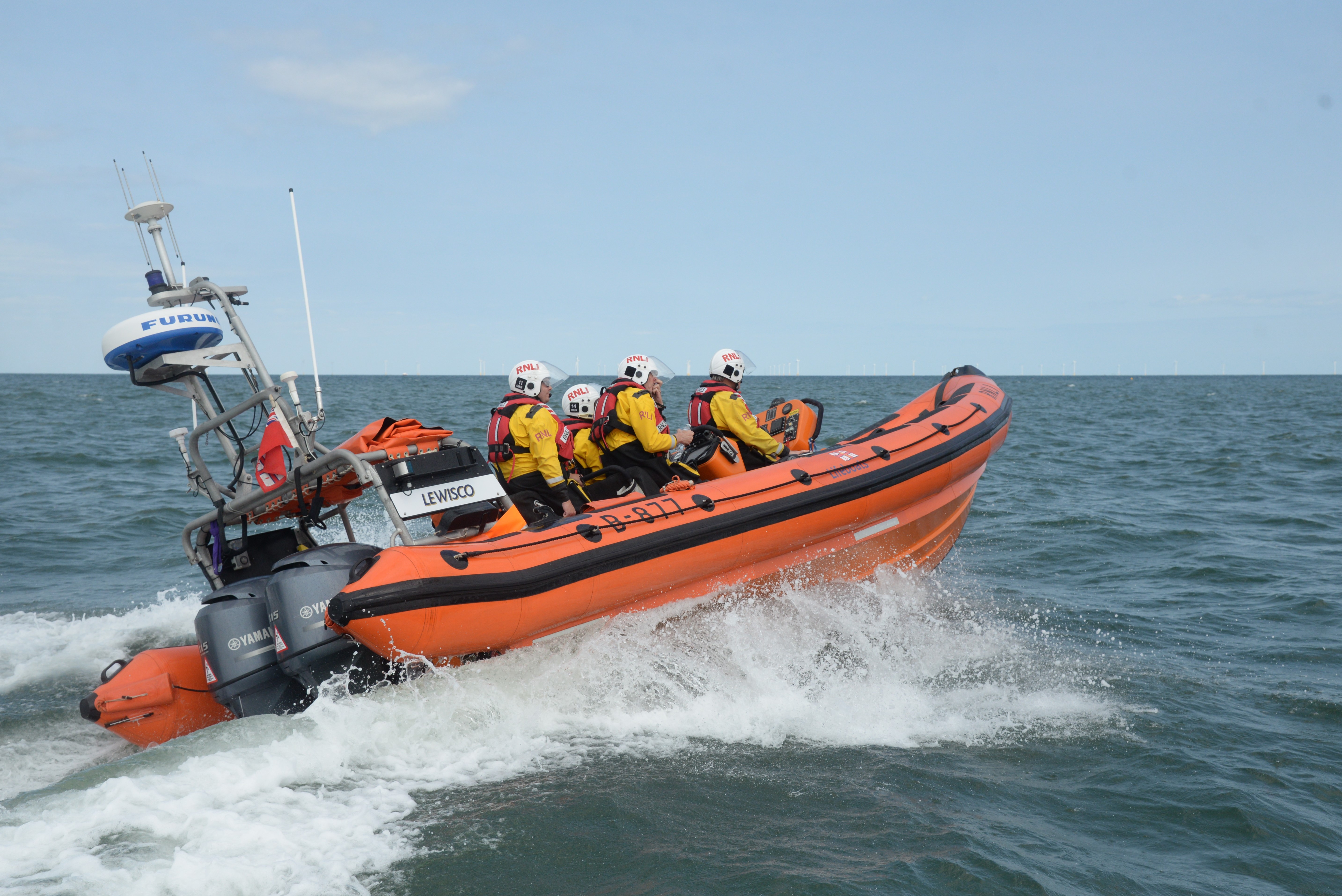 The Whitstable B-Class lifeboat Lewisco. Picture: Chris Davey/RNLI Whitstable.