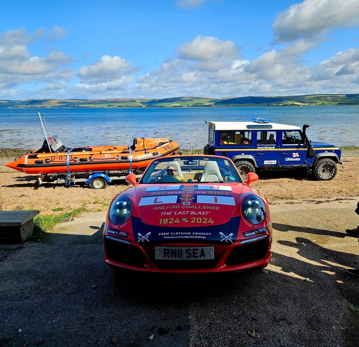 Porsche 911 at Stranraer Lifeboat Station