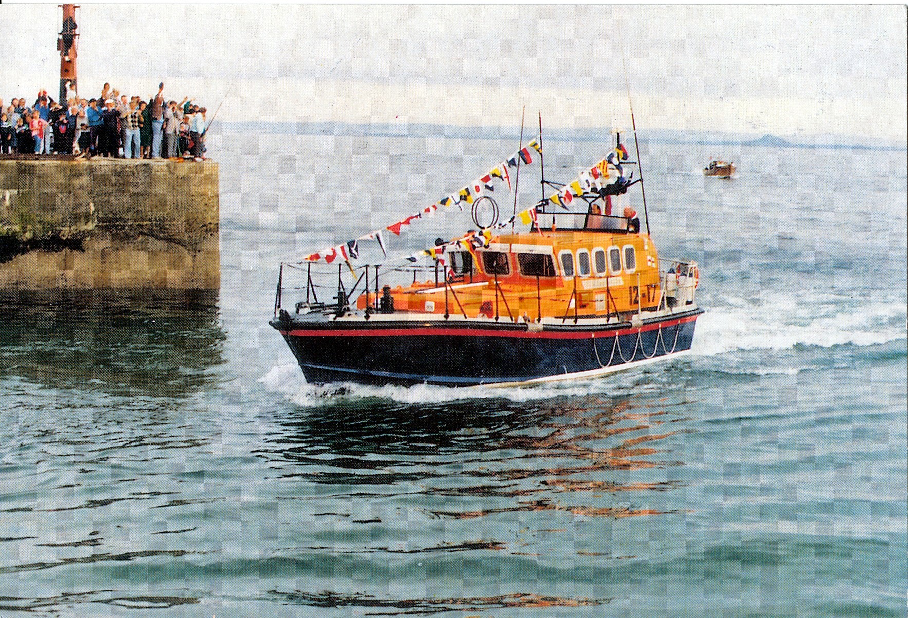RNLB Kingdom of Fife arrived in August 1991 and has served Anstruther for 33 years.