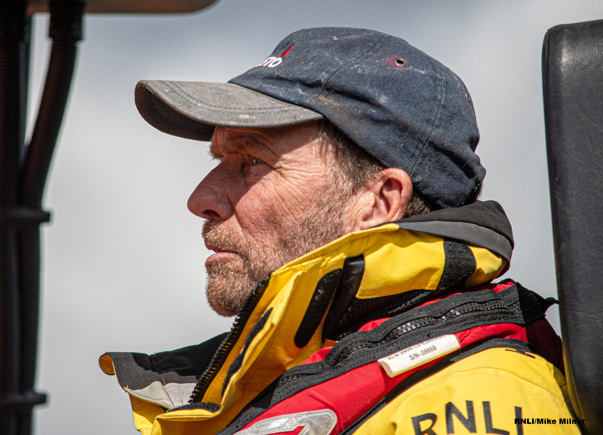 Bridlington RNLI volunteer Coxswain, Steve Emmerson.