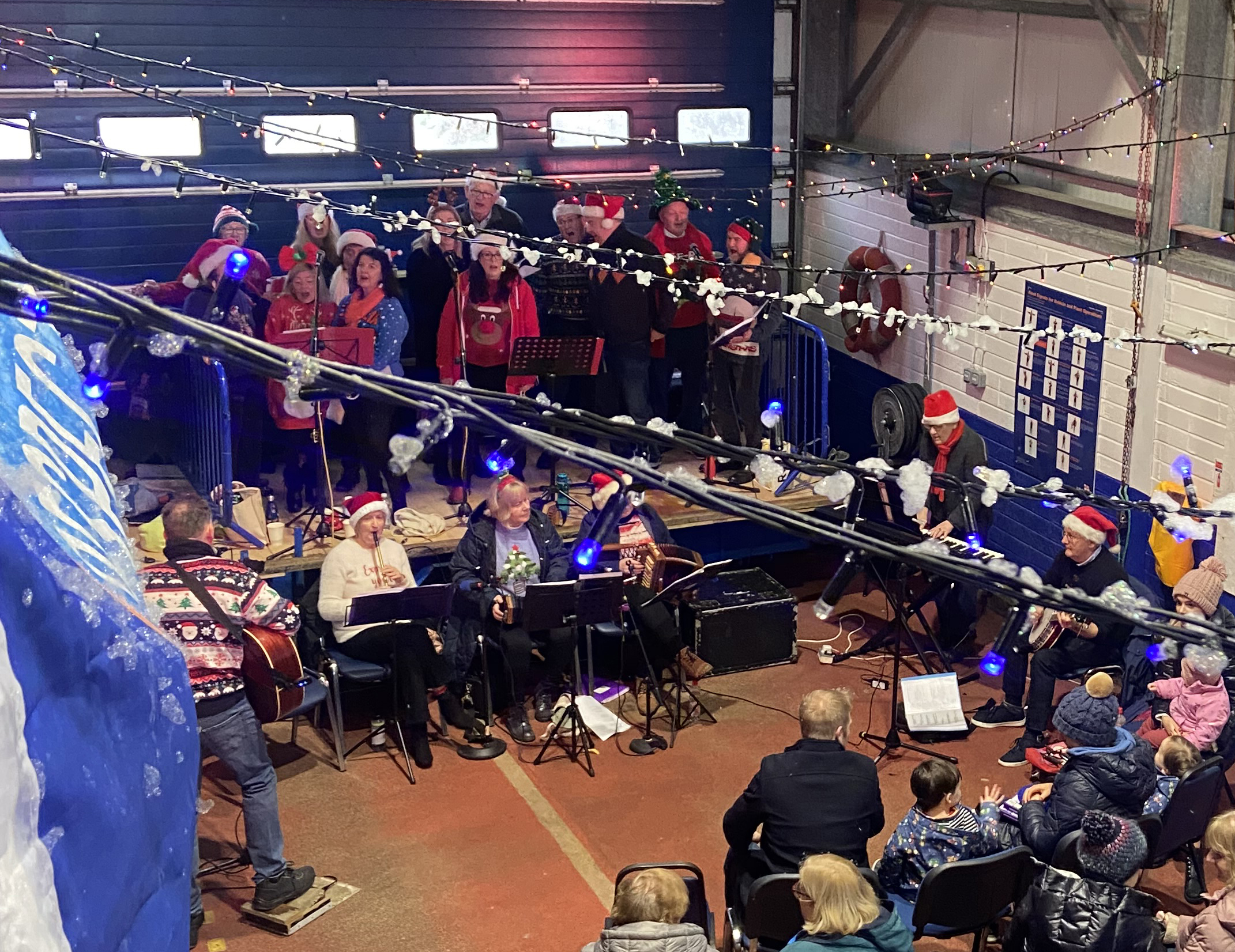 Oriel Sounds music group at Clogherhead RNLI Station