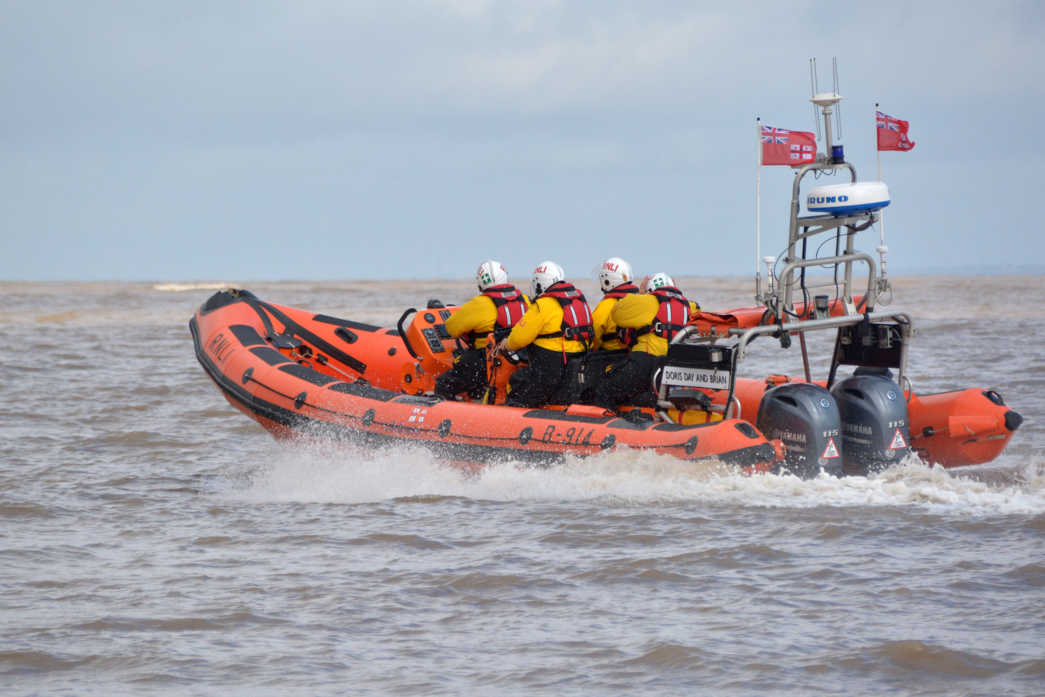 Library image of Burnham's Atlantic 85 lifeboat, 'Doris Day and Brian'