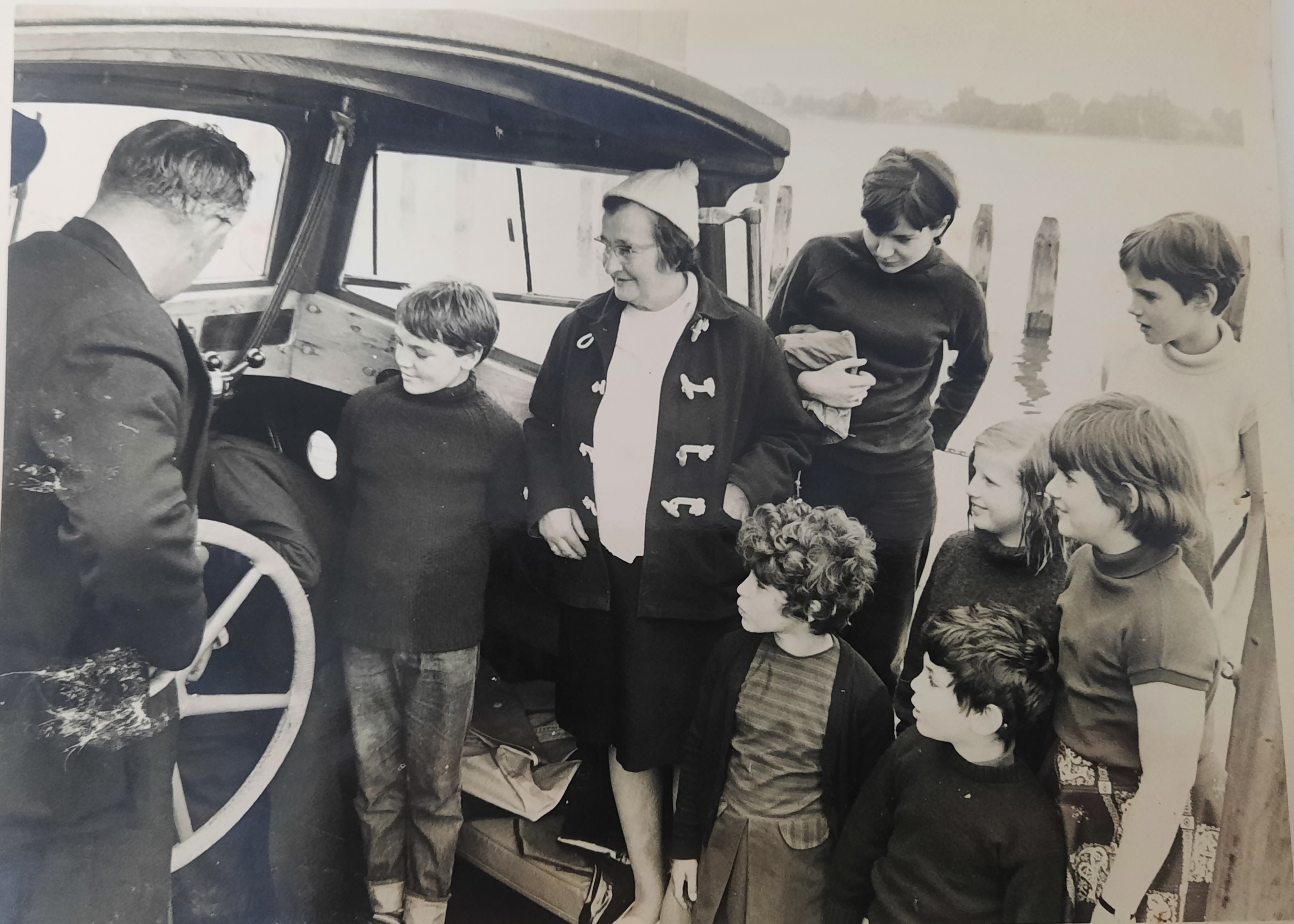 Max on the Canadian Pacific at Bosham sailing club 1968