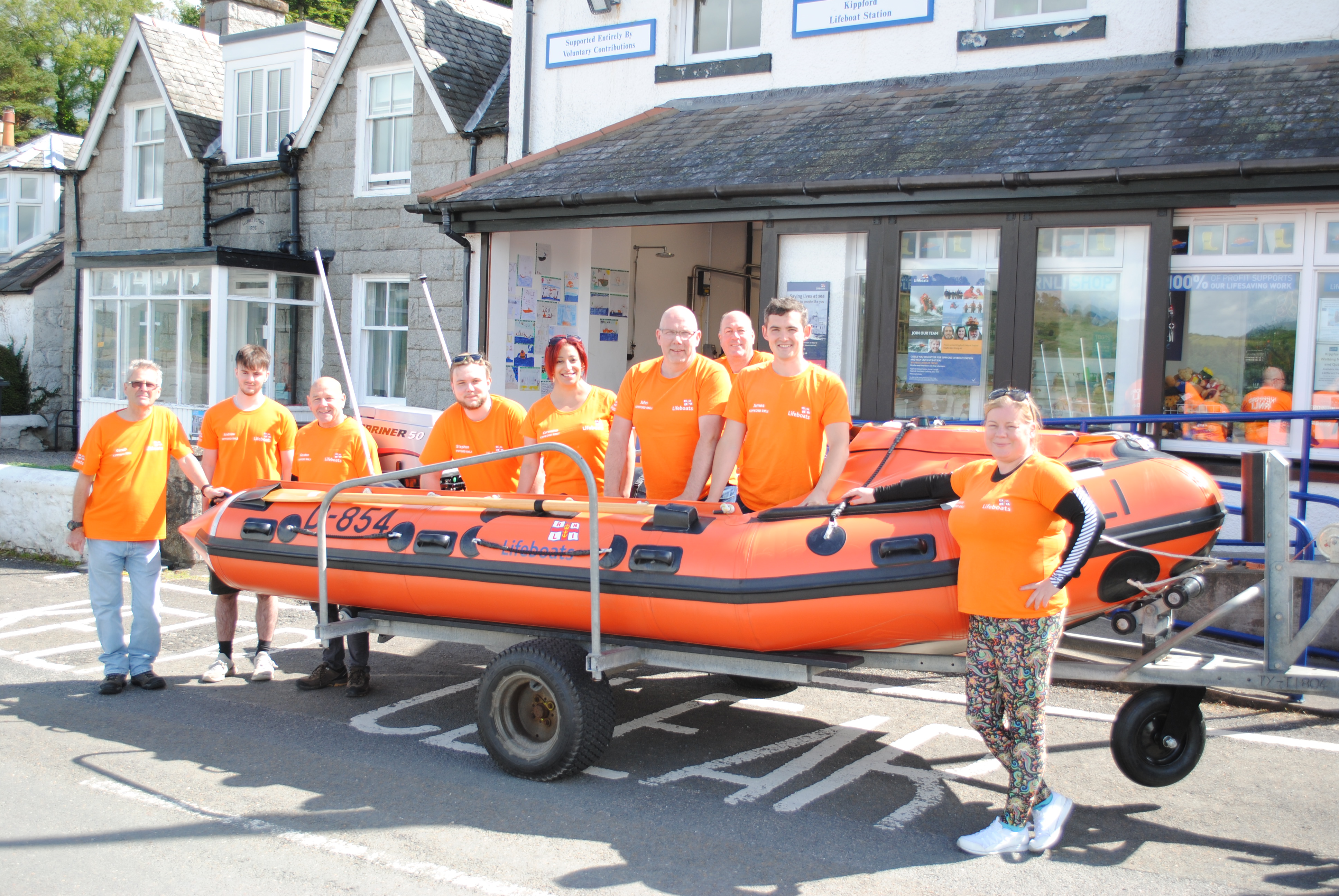 Kippford crew at the open day 2024