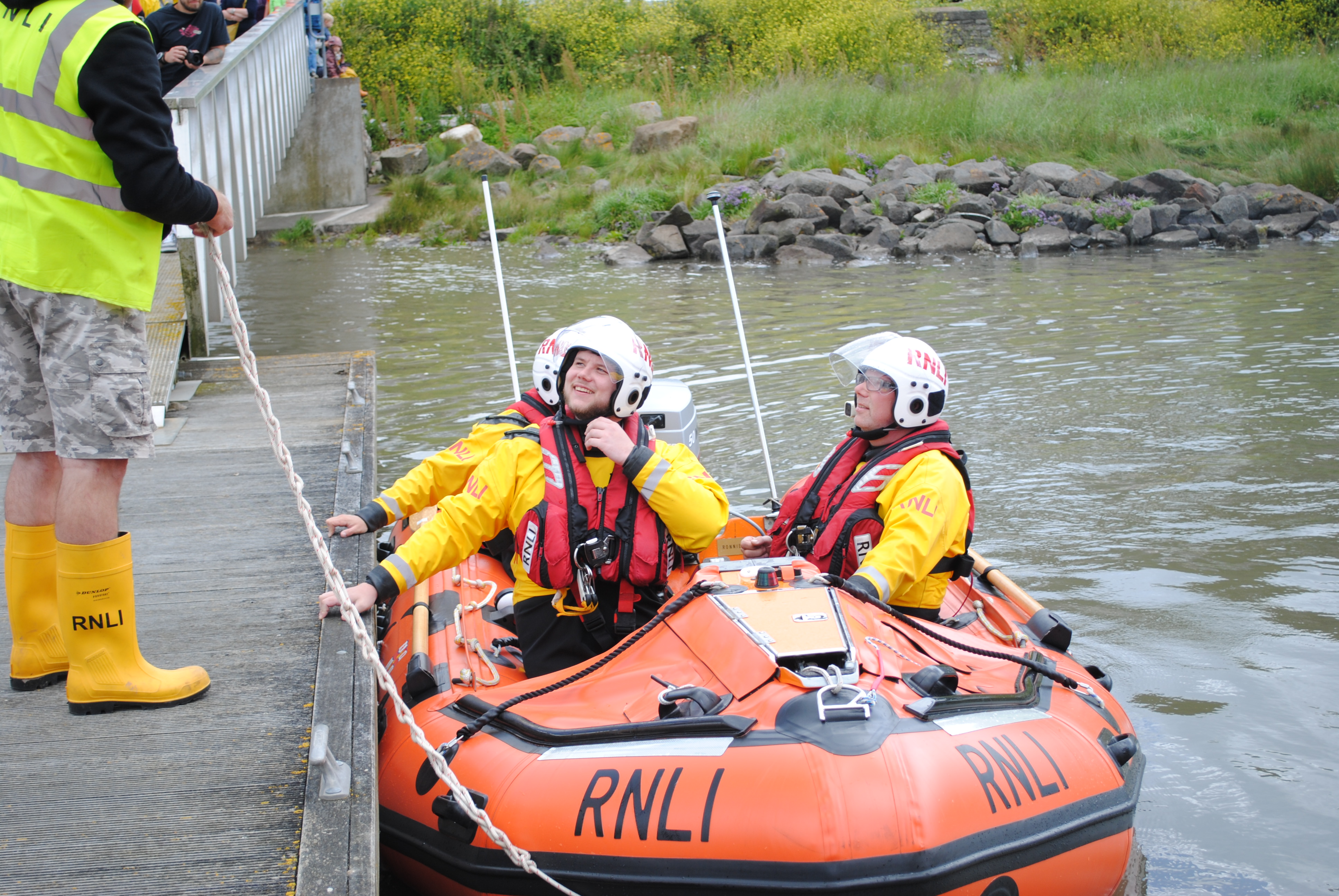 Kippford lifeboat at the open day 2024