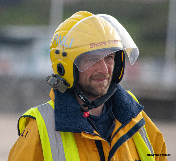 Bridlington RNLI volunteer - Mikey Ellison