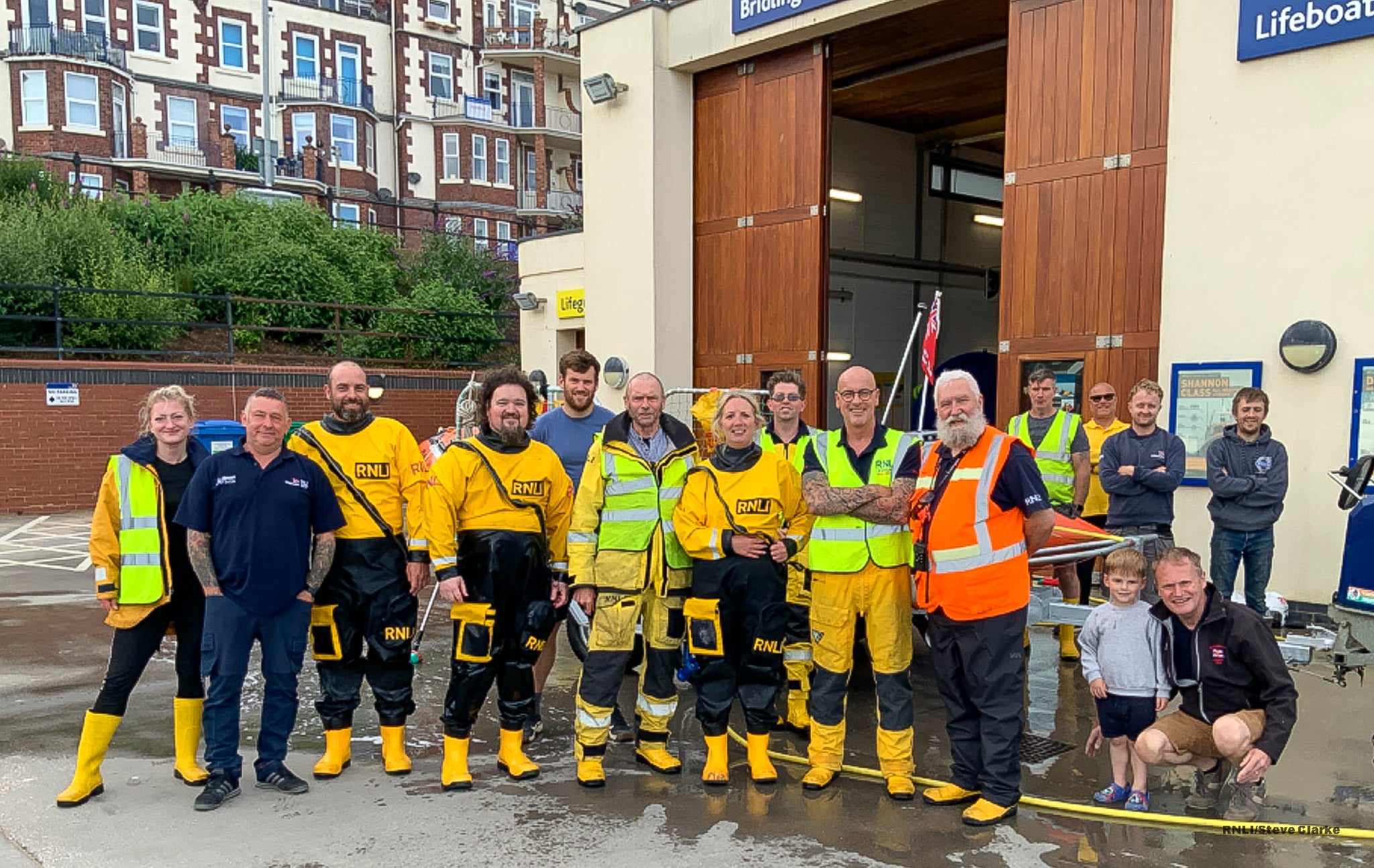 Bridlington RNLI volunteers post assessment.