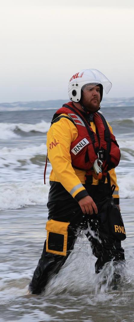 Port Talbot RNLI first shout for Chris Willcocks