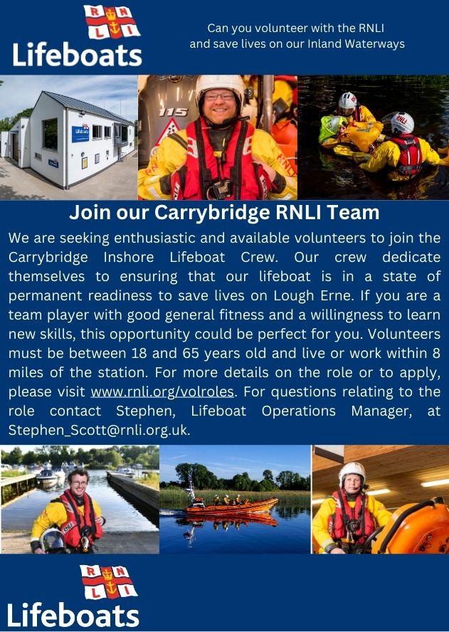 Join the Lifesaving Team at Carrybridge Lifeboat Station!