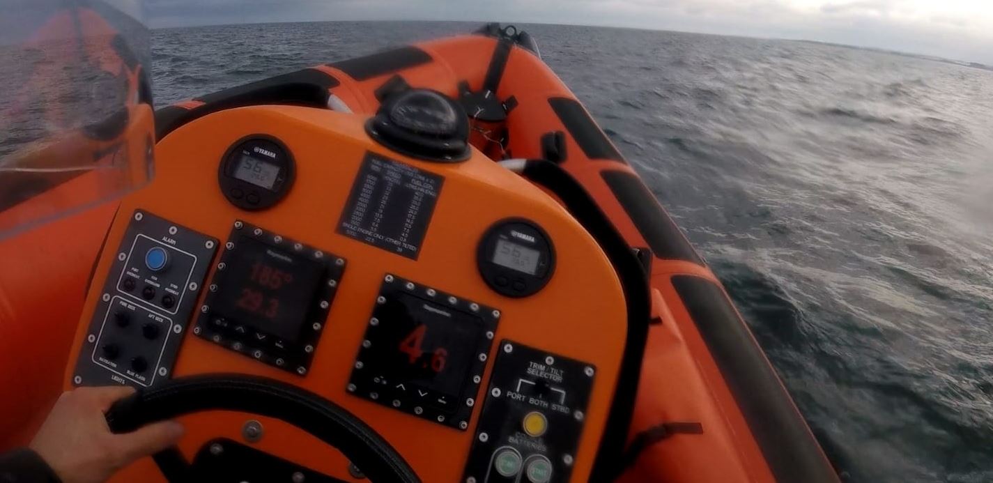 Atlantic 85 en route to Carnoustie Bay