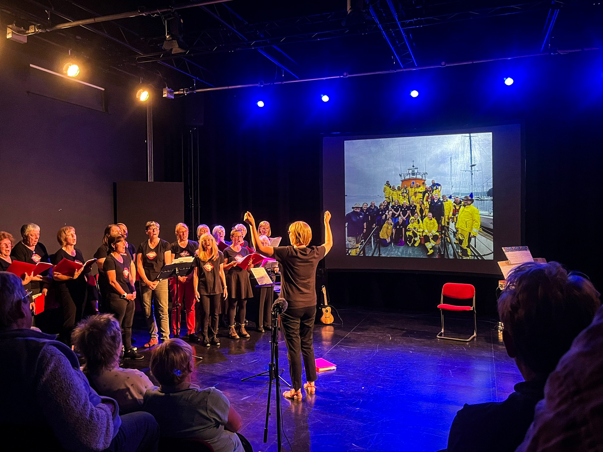 Natural Voices concert for RNLI 200 weekend at Mull Theatre, Tobermory
