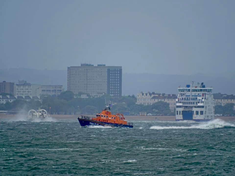 17-25 on it’s way past Portsmouth/Ryde