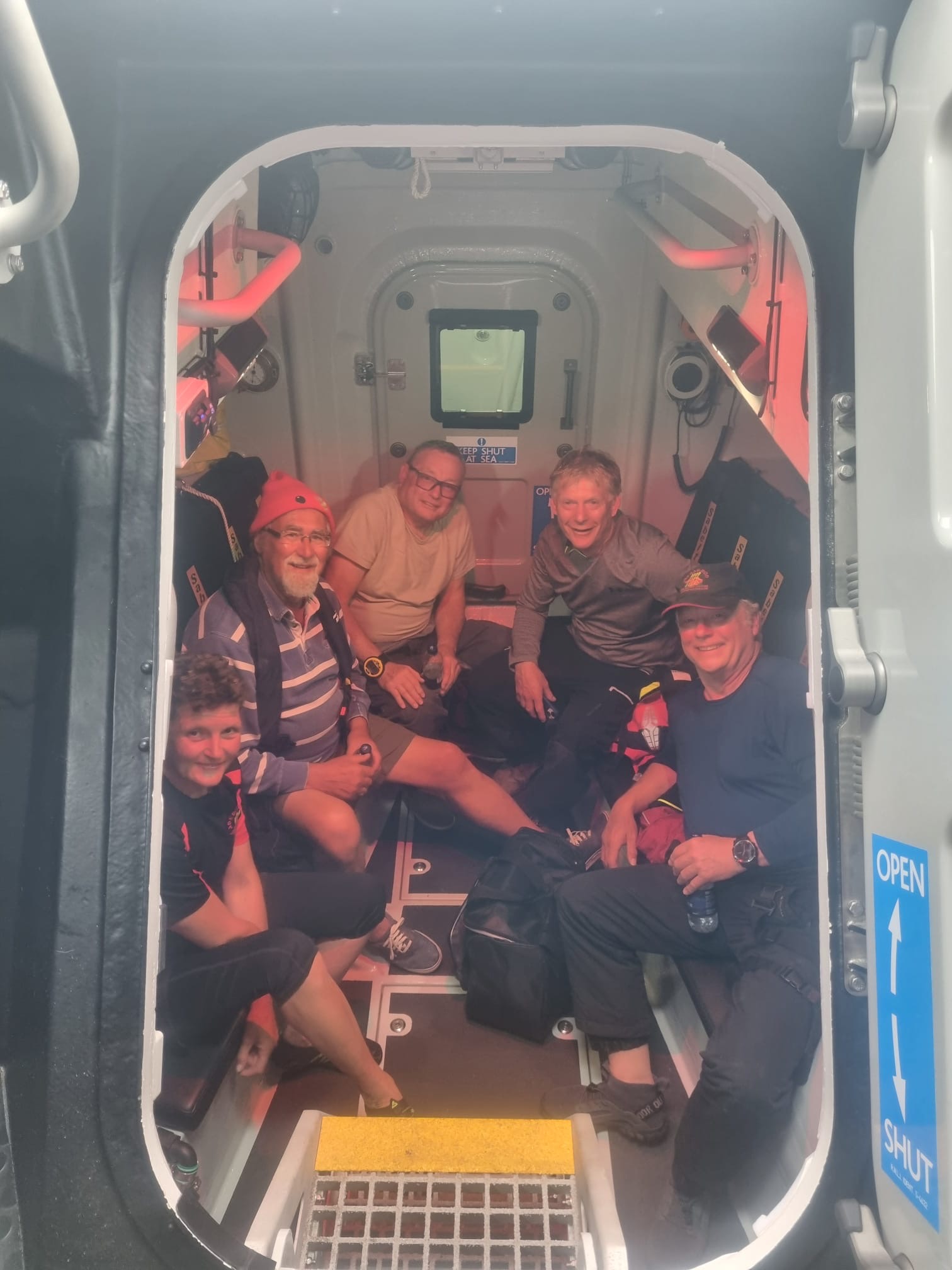 Rescued casualty’s safe aboard ALB Ella Larsen 