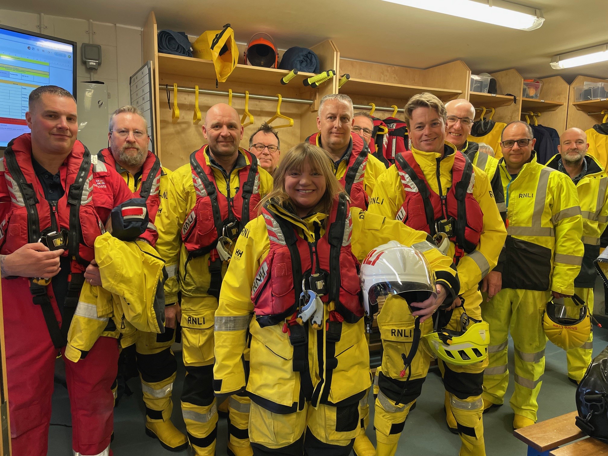 Songs of Praise presenter wears RNLI Yellow kit