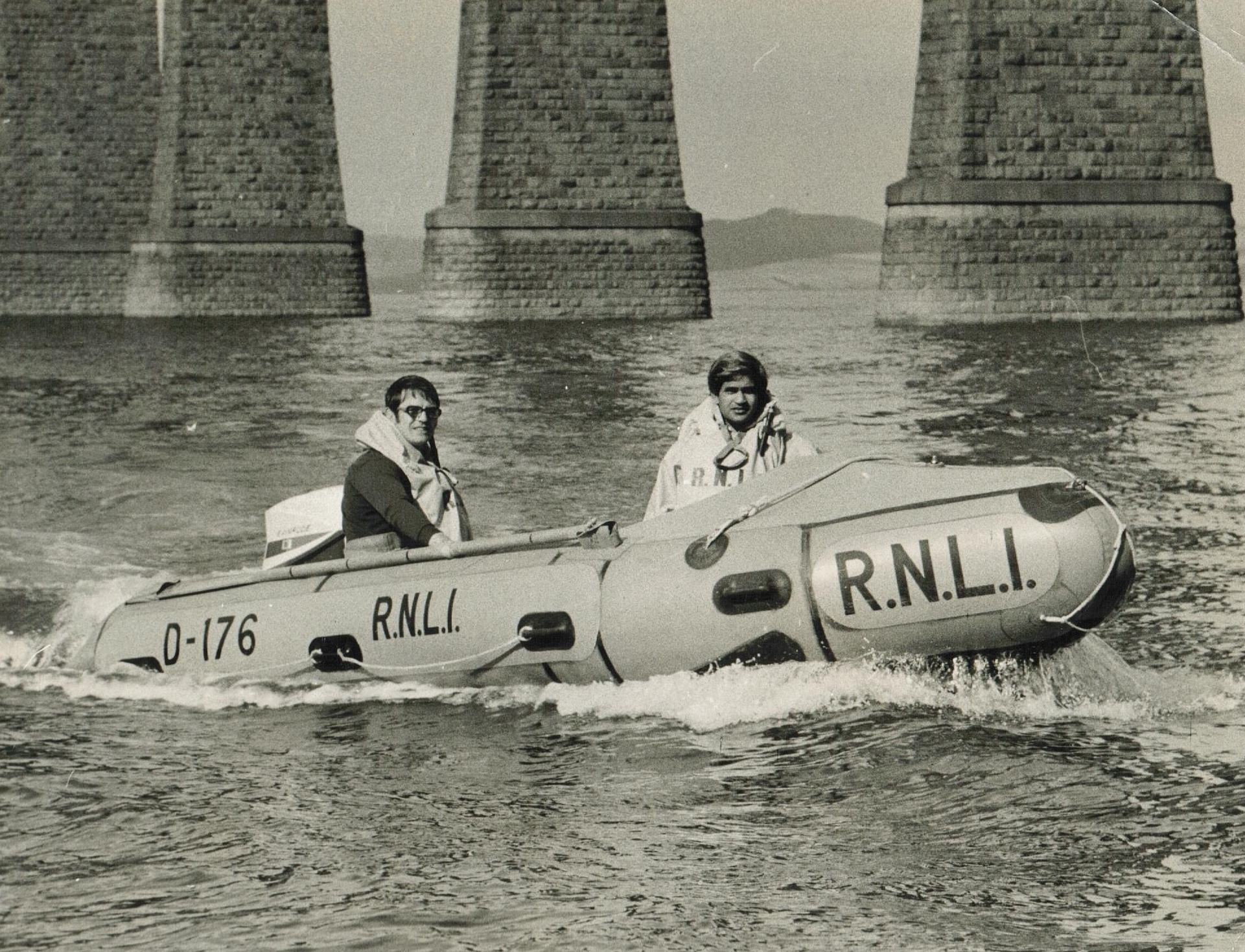 D Class lifeboat at Queensferry during the first few years