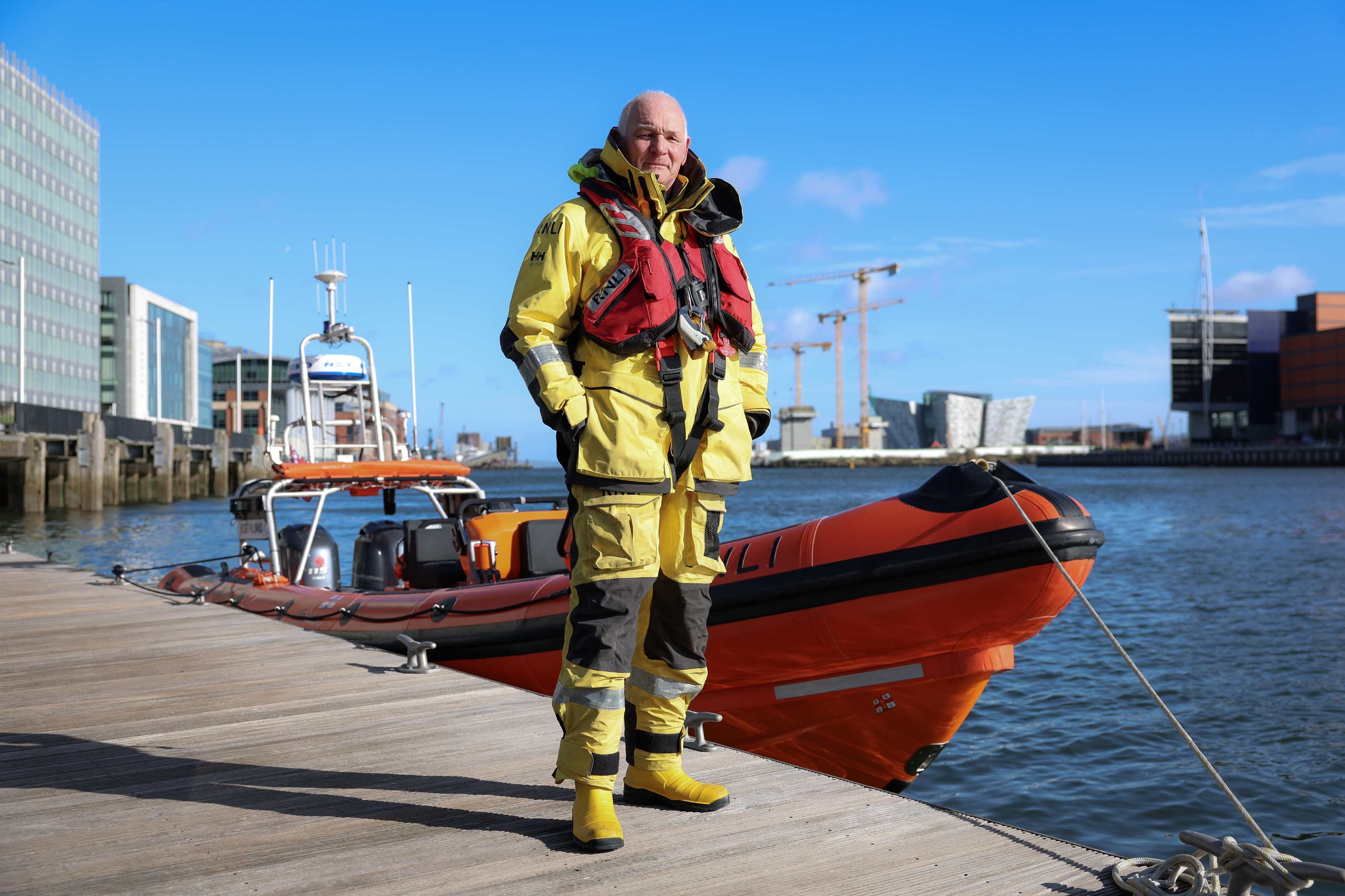 Long serving Donaghadee Coxswain Philip McNamara