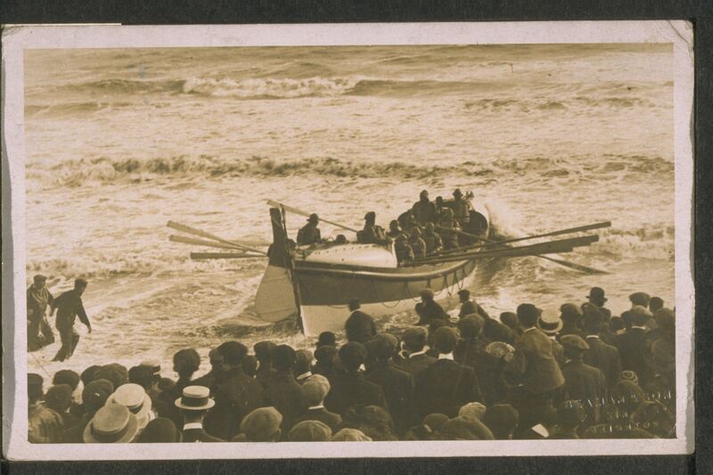 Brighton launching in 1908