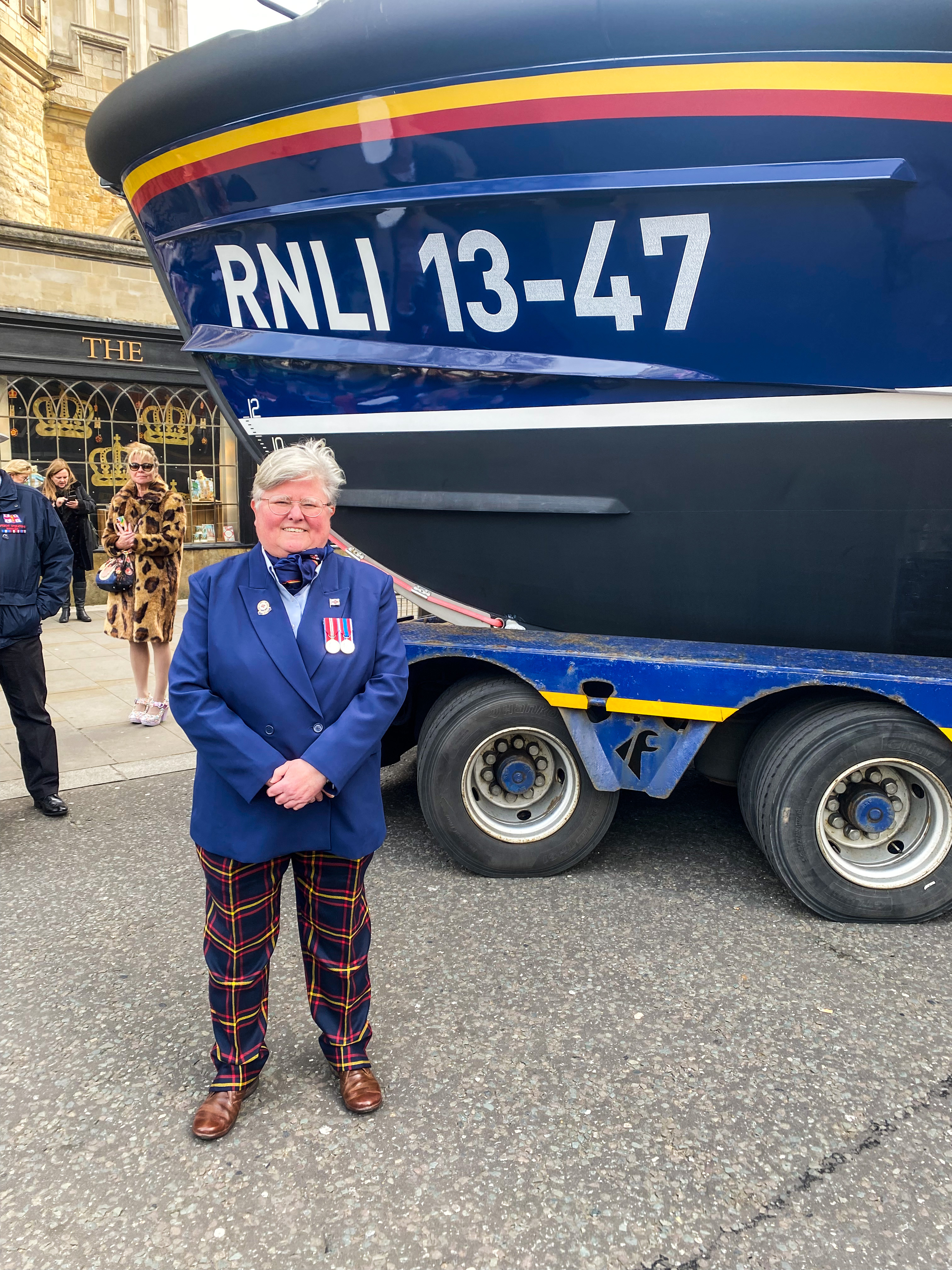 RNLI Lifeboat Operations Manager Dr Sam Jones at Westminster Abbey