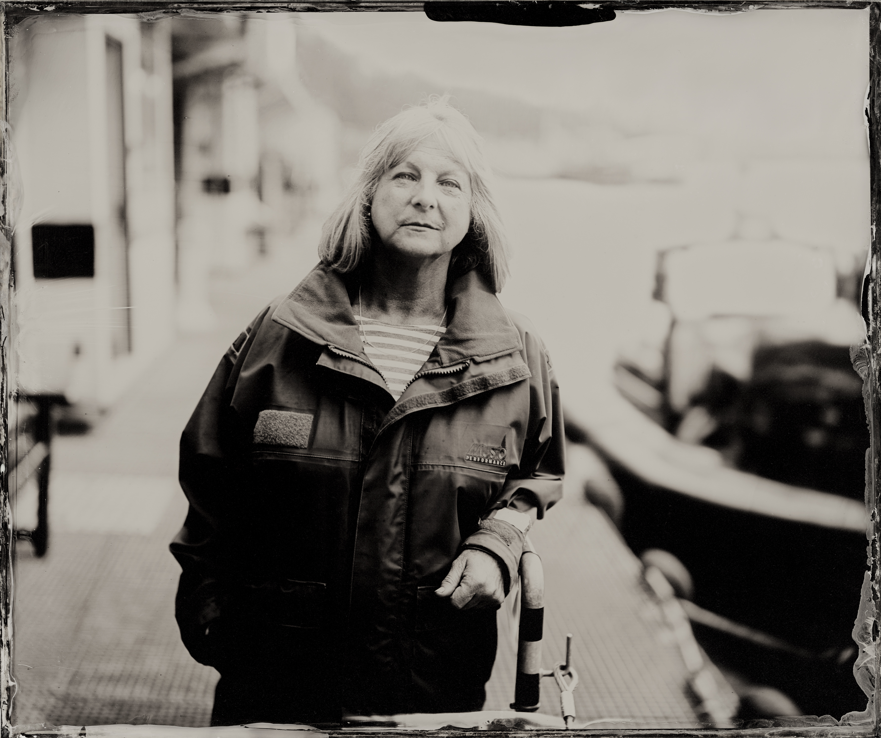 Retired Tower RNLI commander Janet
