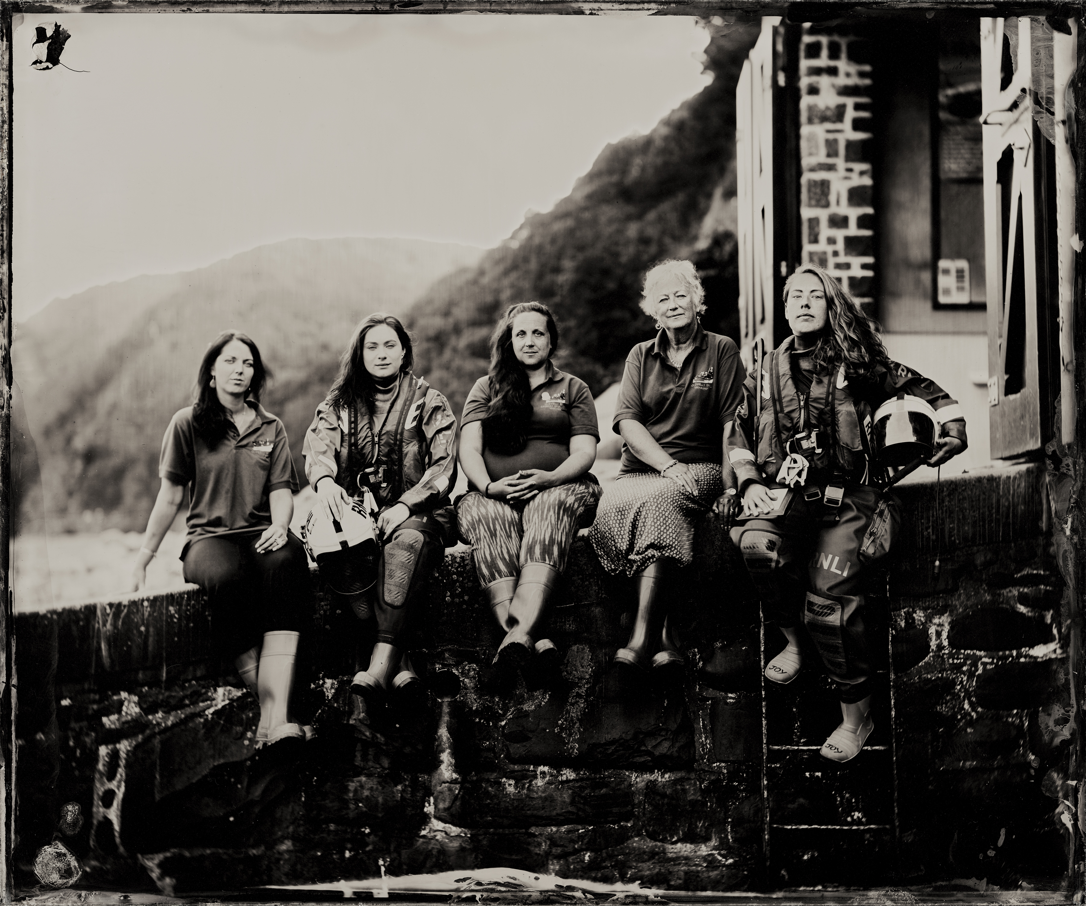Crew from Clovelly RNLI
