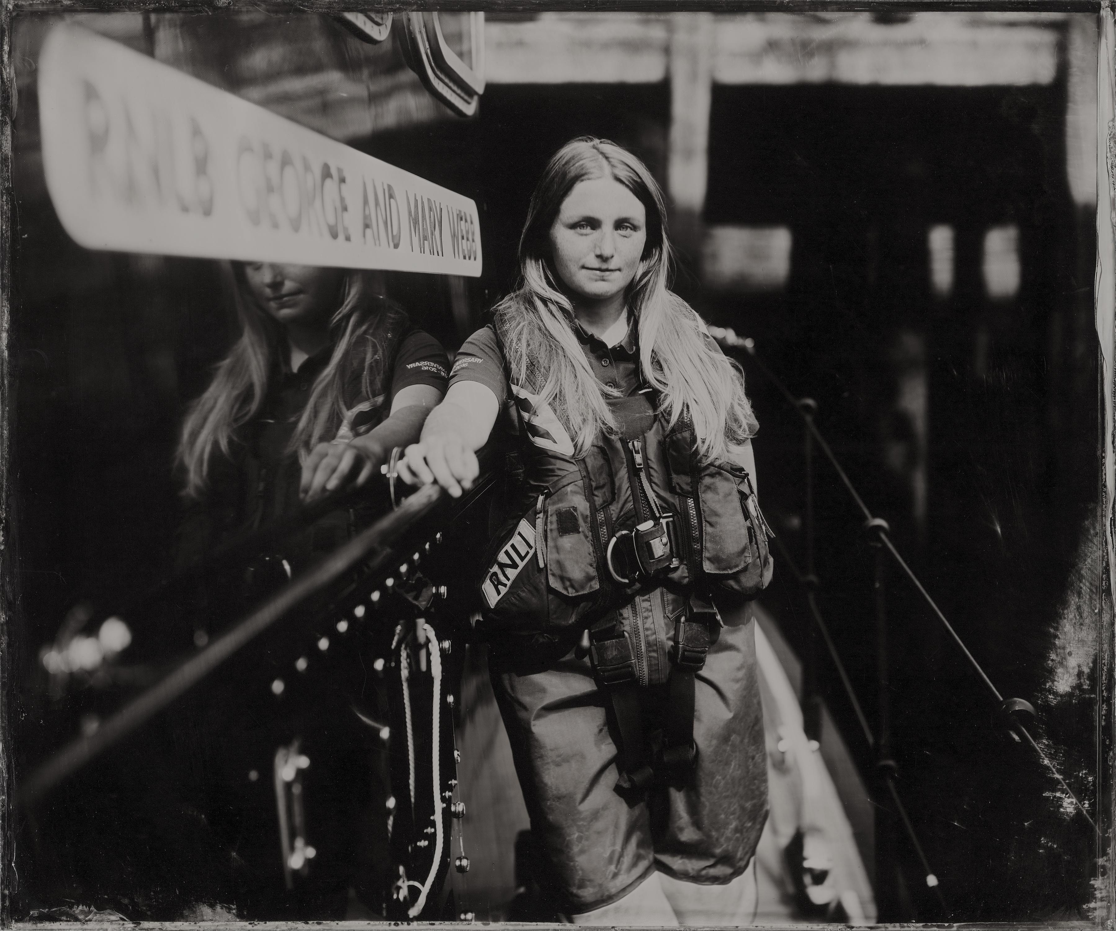 Whitby RNLI crew member Leah