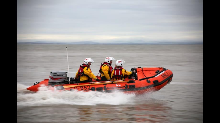 Rnli Night Night launch for Fleetwood RNLI saves person cut off by tide | RNLI