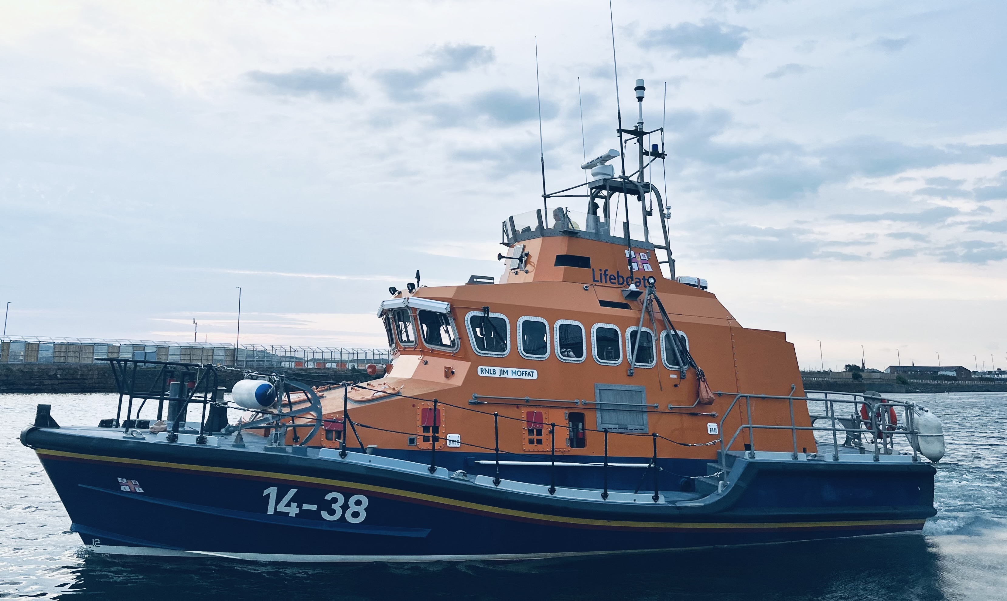 Troon RNLI Trent class all-weather lifeboat RNLB Jim Moffat