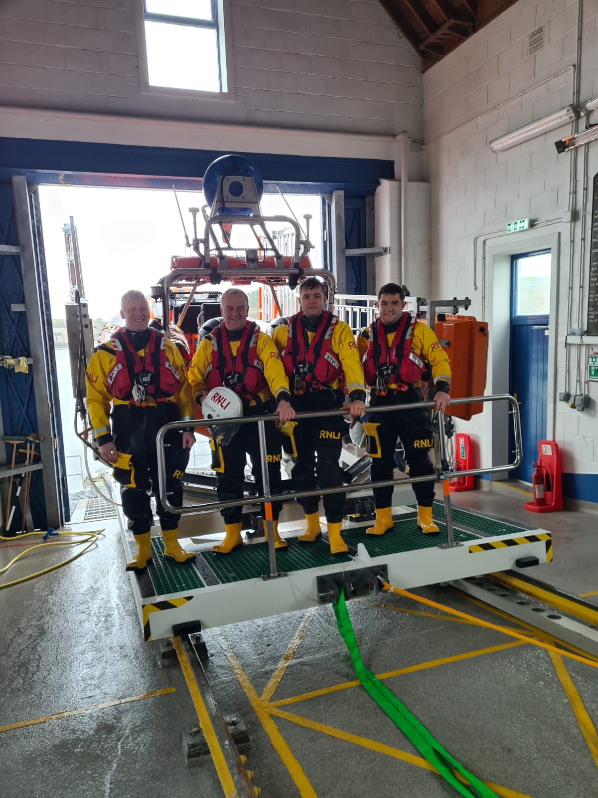 Baltimore RNLI crew following the call out