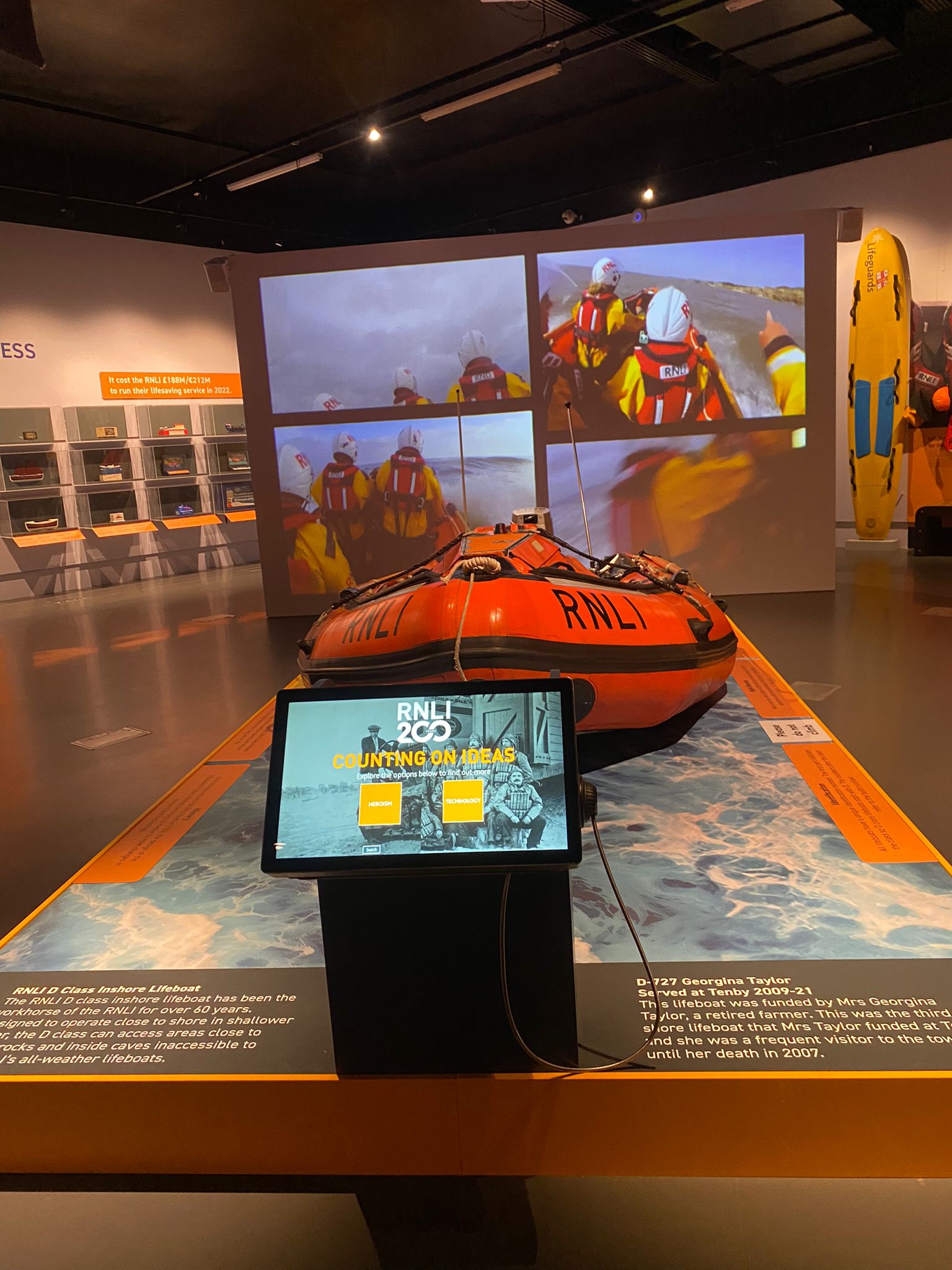 Inside RNLI 200: Exhibition at Chatham Dockyard