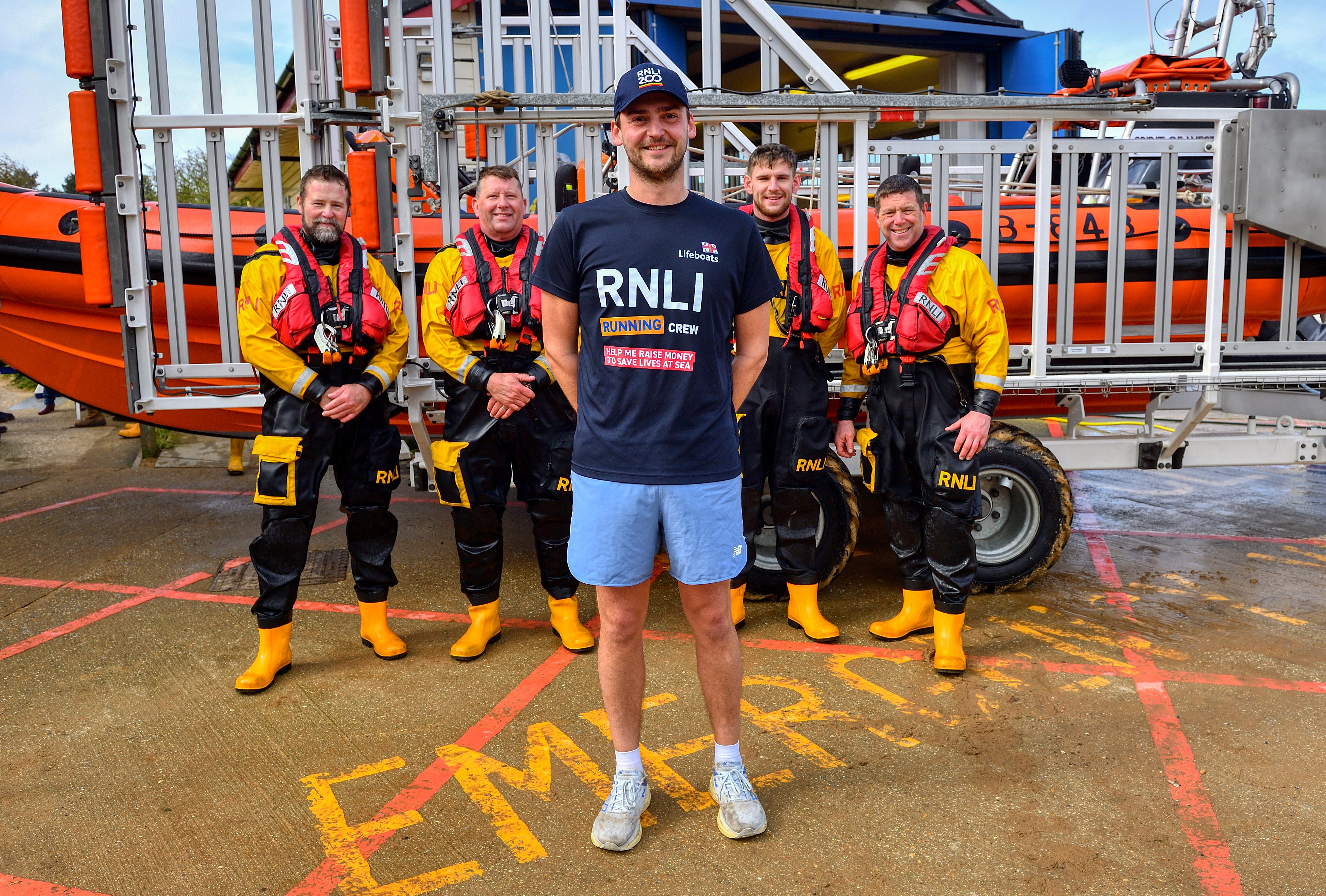 George runs his first London Marathon for Hunstanton RNLI | RNLI