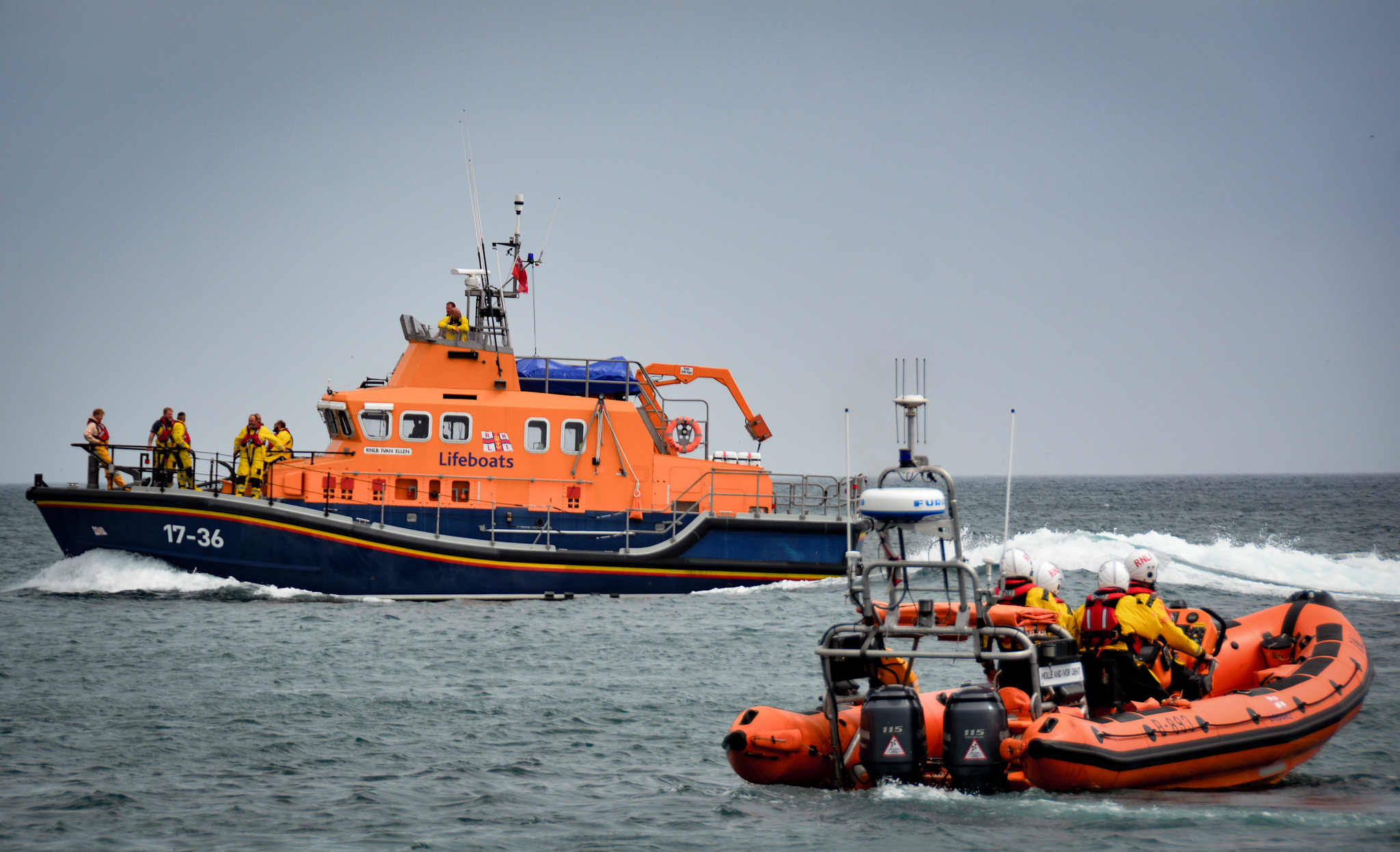 File photo of Penlee lifeboats