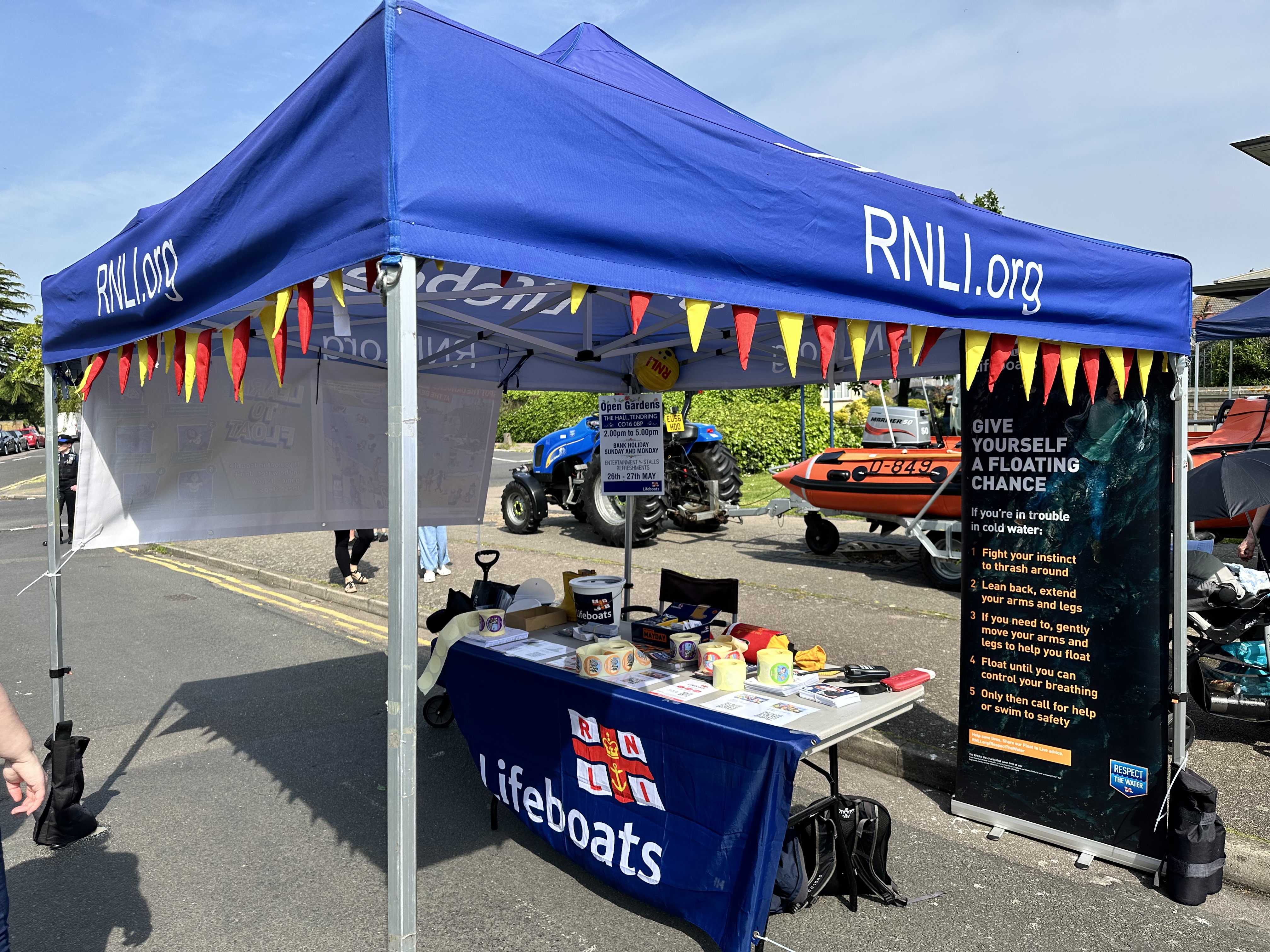 RNLI Clacton gets ready to get chatting with our supporters.