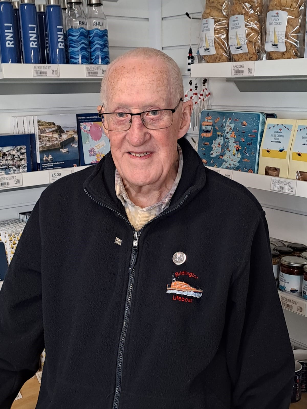 Colin Dockerill who has retired as Bridlington RNLI volunteer.