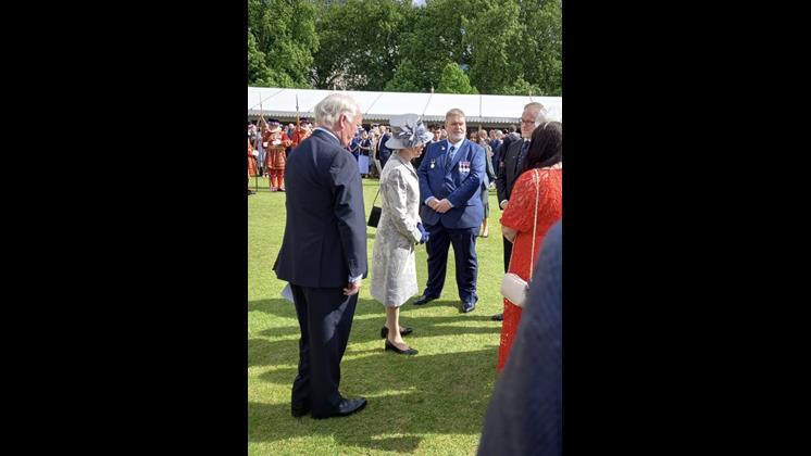 Scott Vardy Flamborough RNLI well represented at Royal Garden Party | RNLI