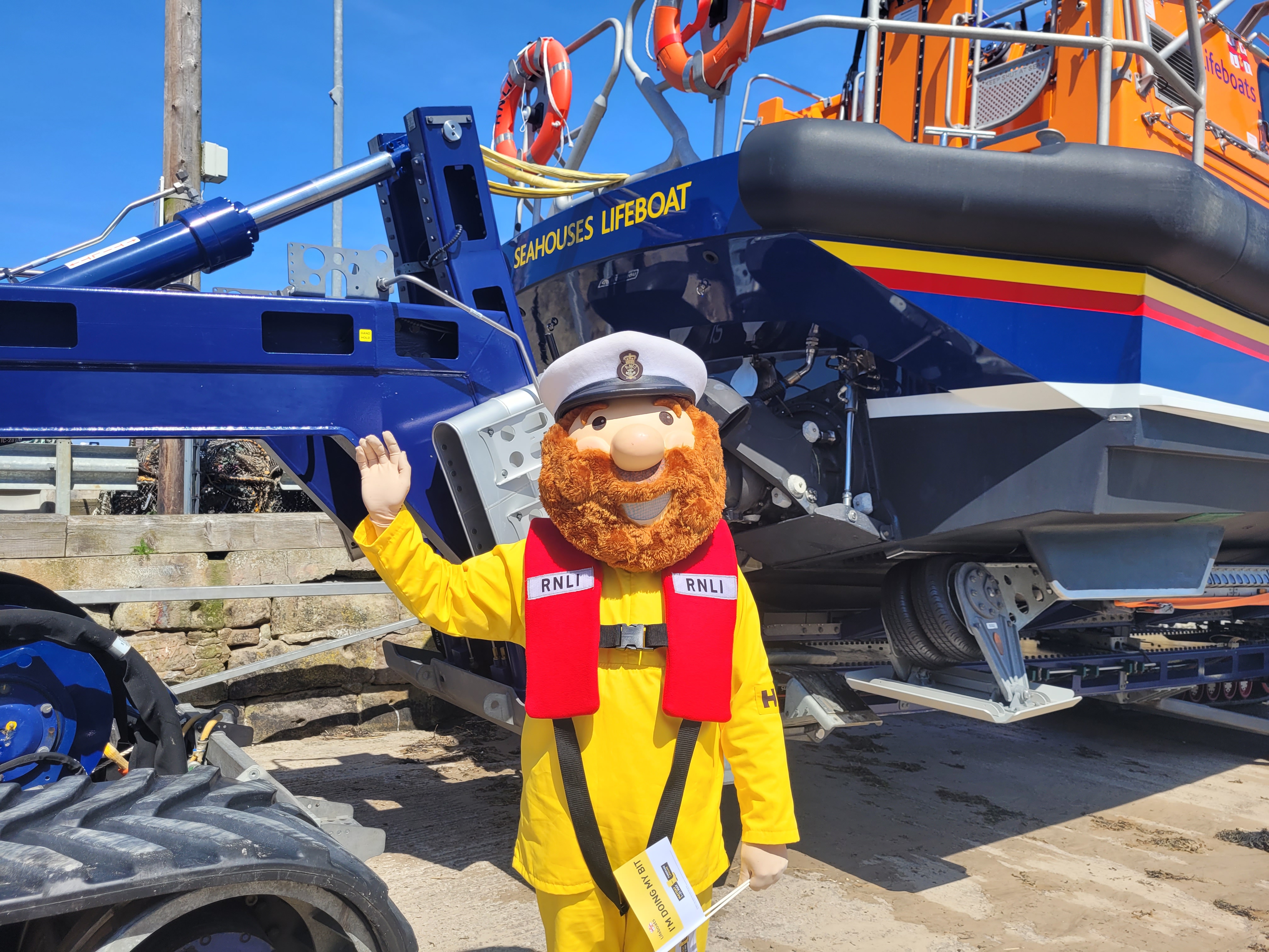 Stormy Stan by the Lifeboat
