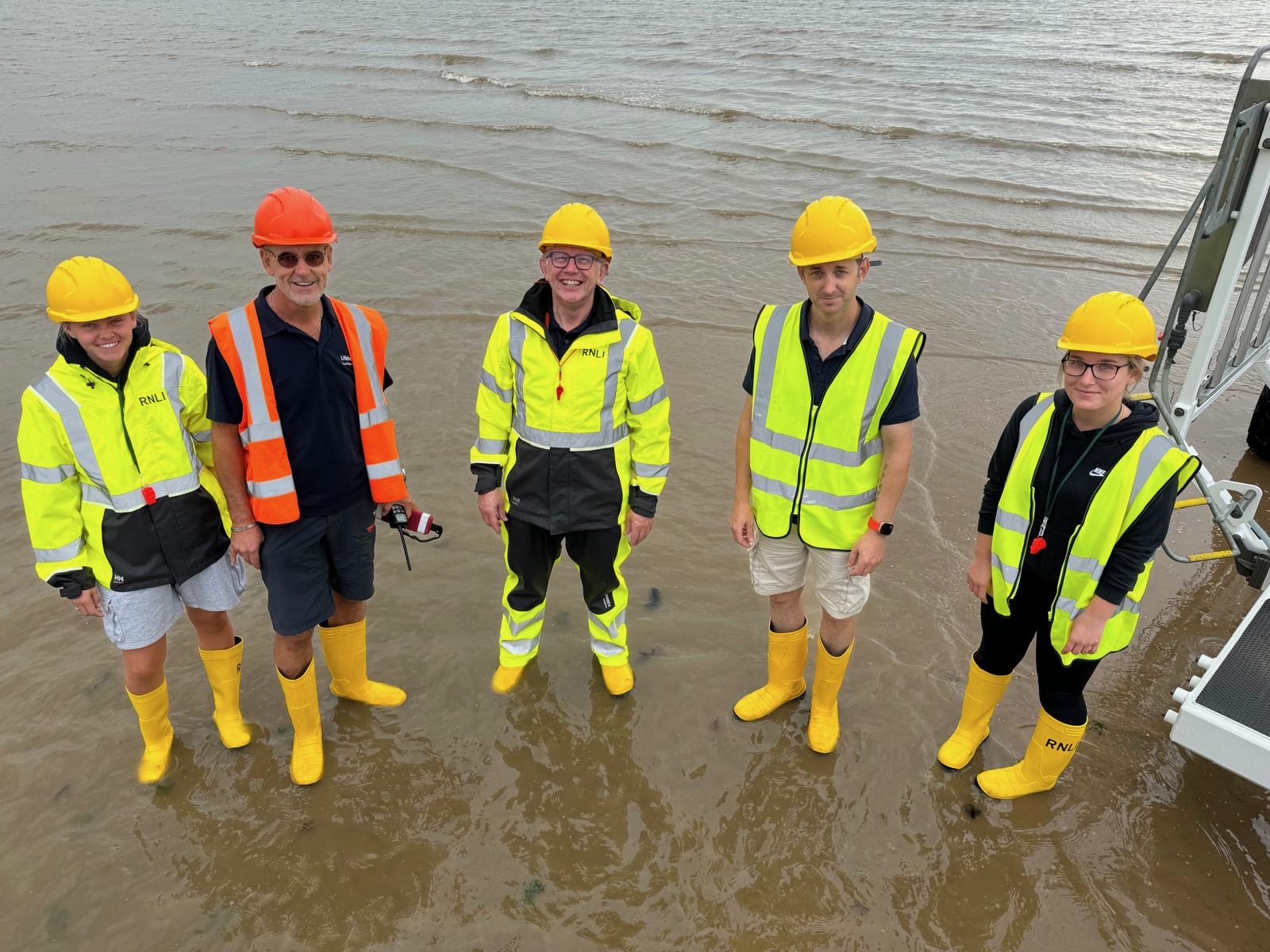 RNLI Clacton's volunteer crew members